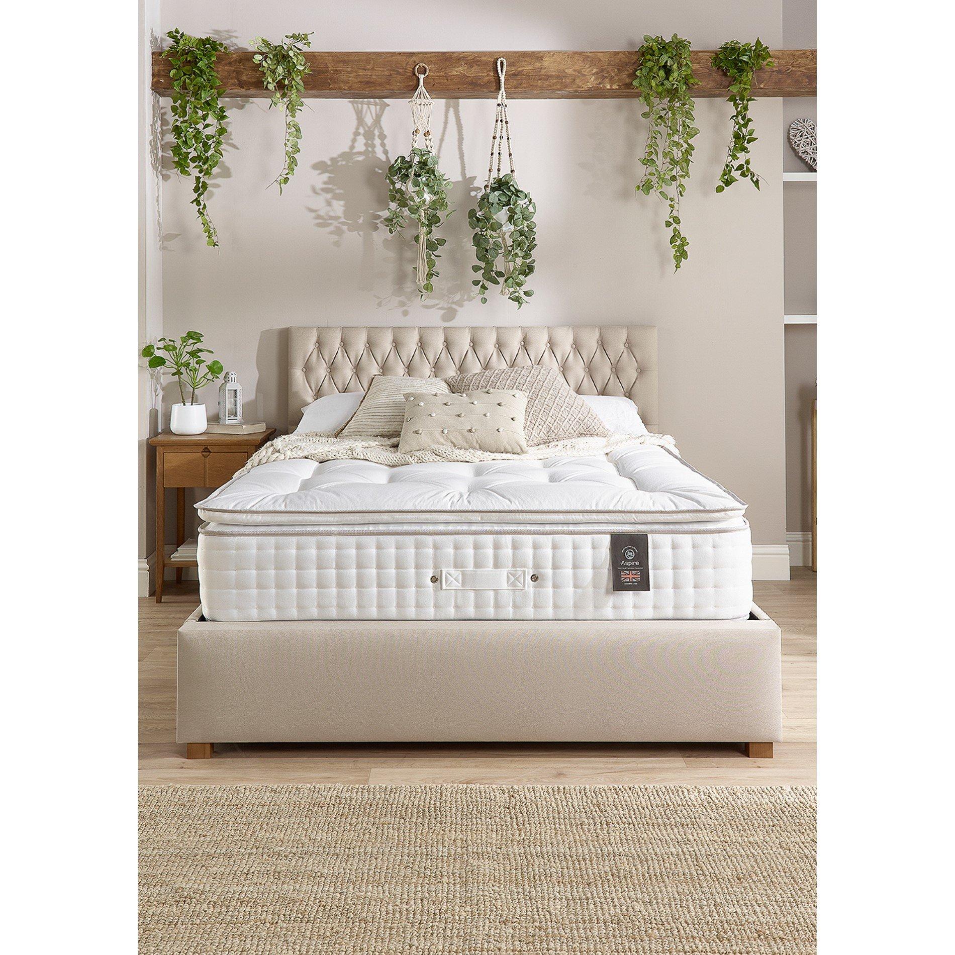 White - Aspire - Aspire 7000 Pocket Wool Cashmere & Silk Pillowtop - 3