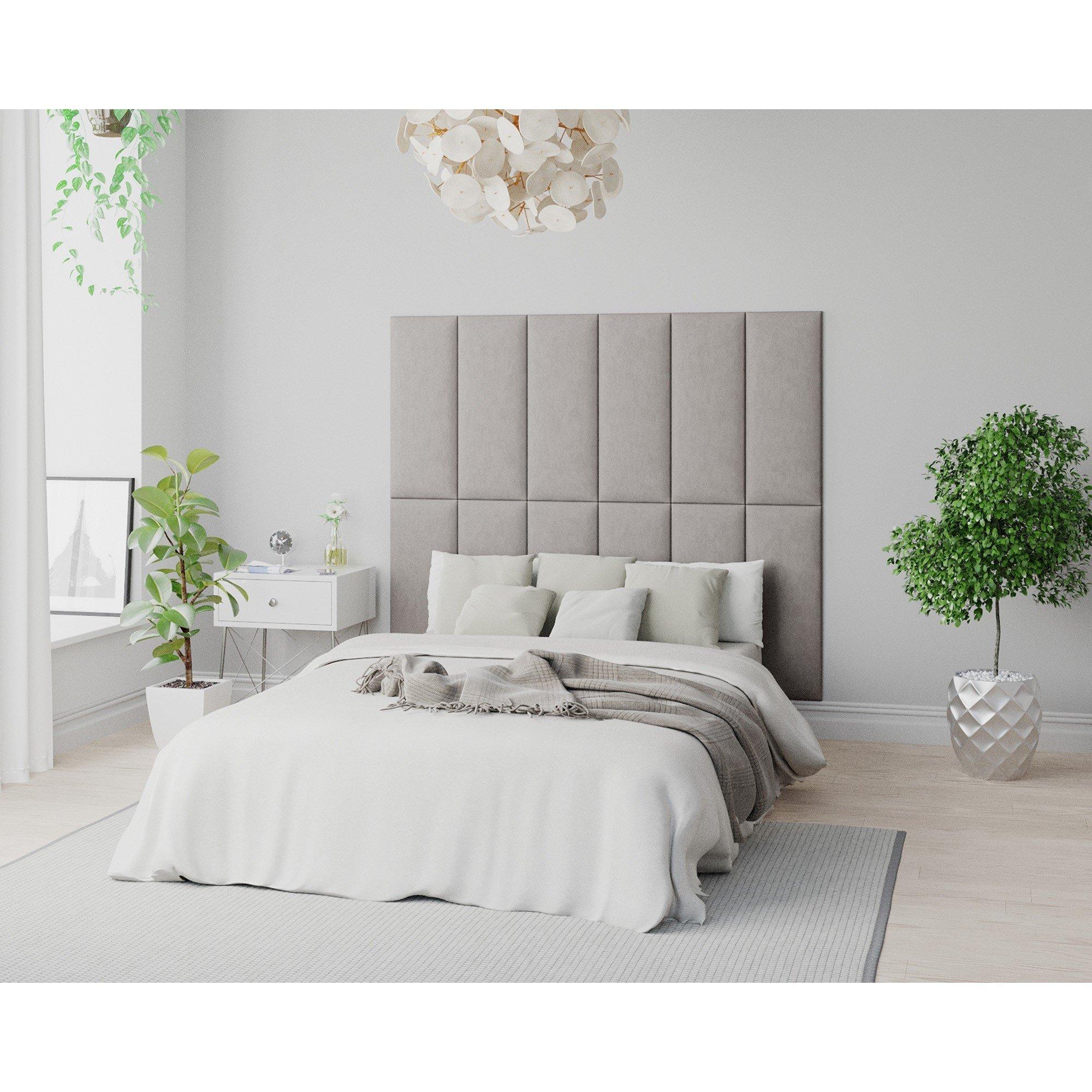 Silver - Aspire - EasyMount Wall Mounted Upholstered Panels, - 1