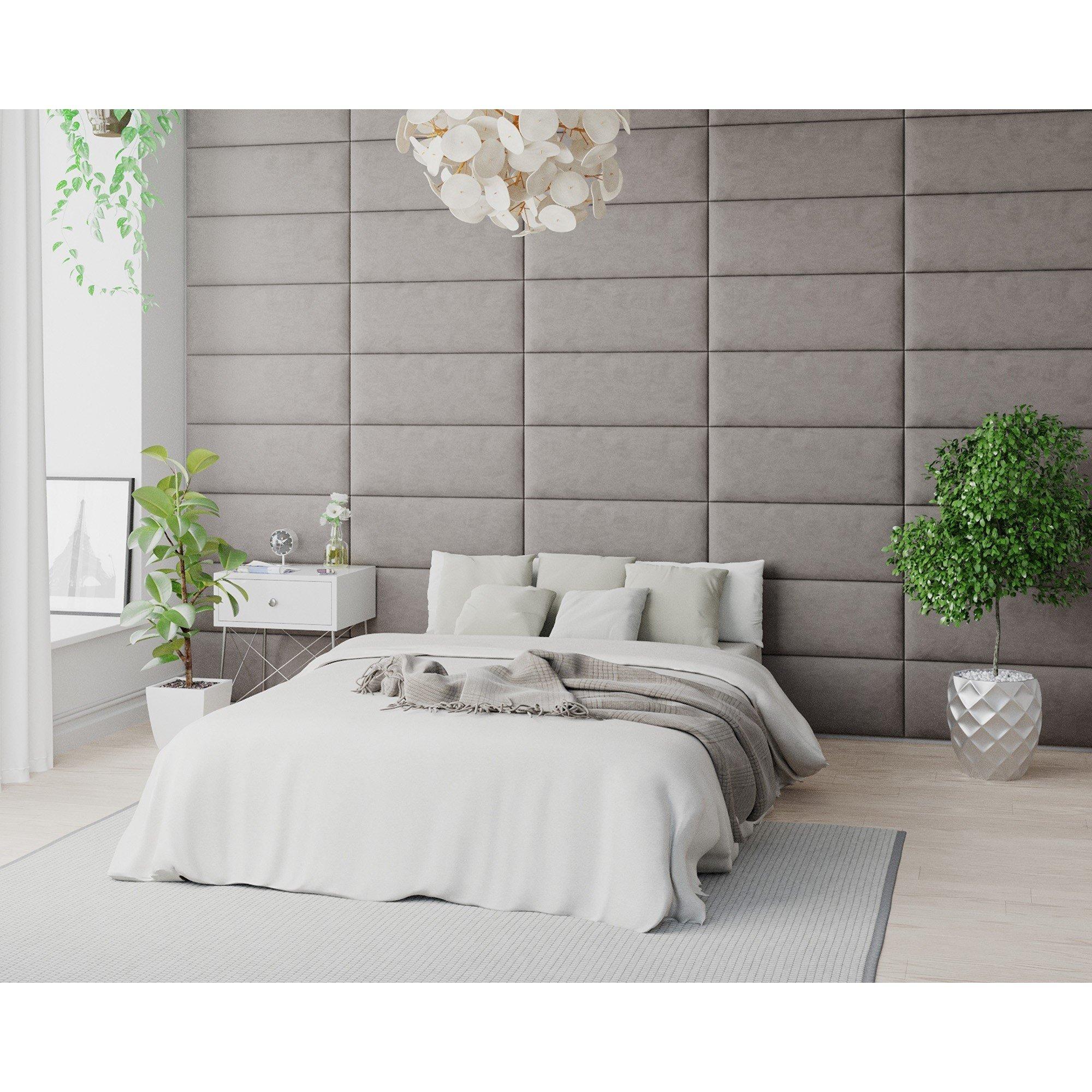Silver - Aspire - Aspire EasyMount Wall Mounted Upholstered Panels, - 3