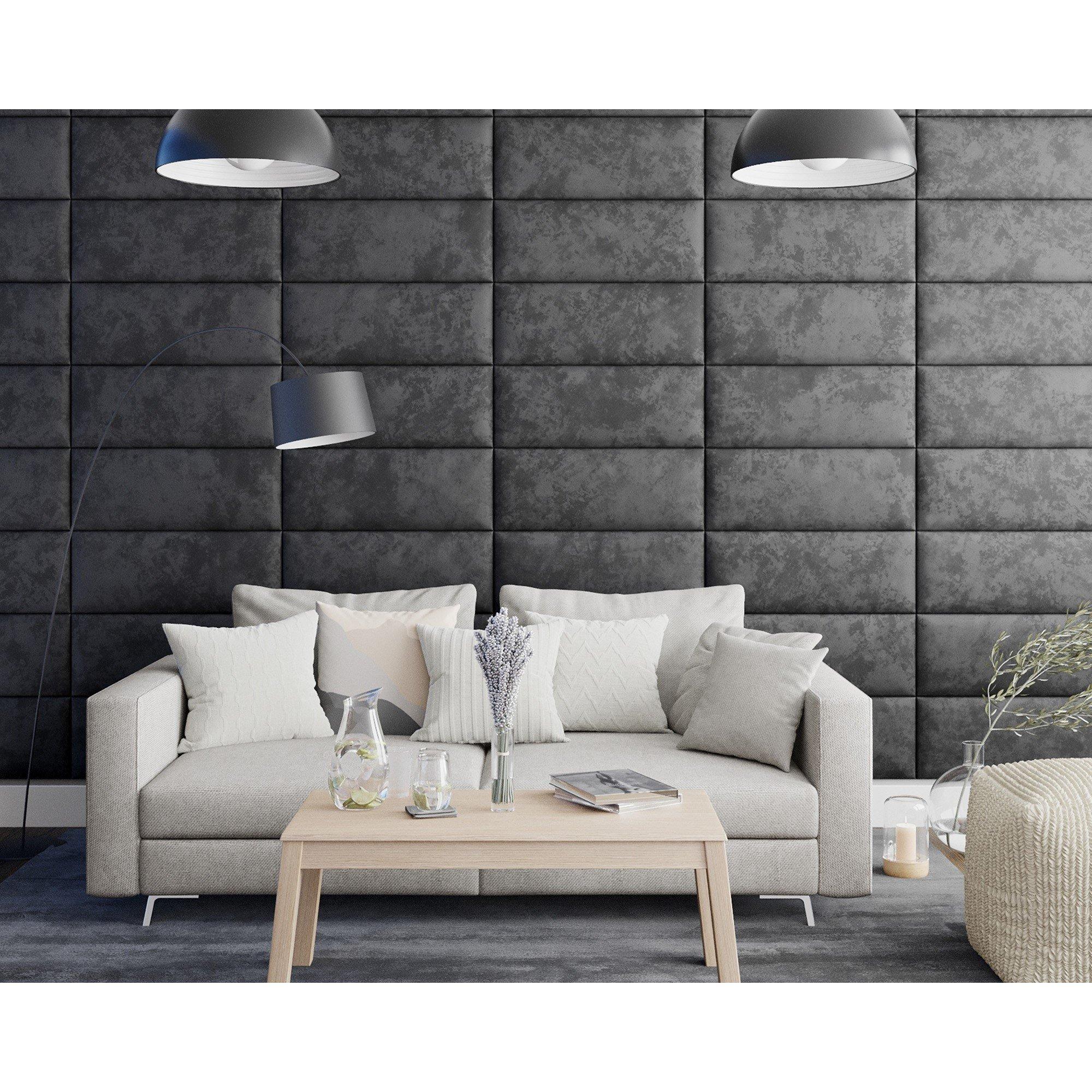 Black - Aspire - Aspire EasyMount Wall Mounted Upholstered Panels, - 2