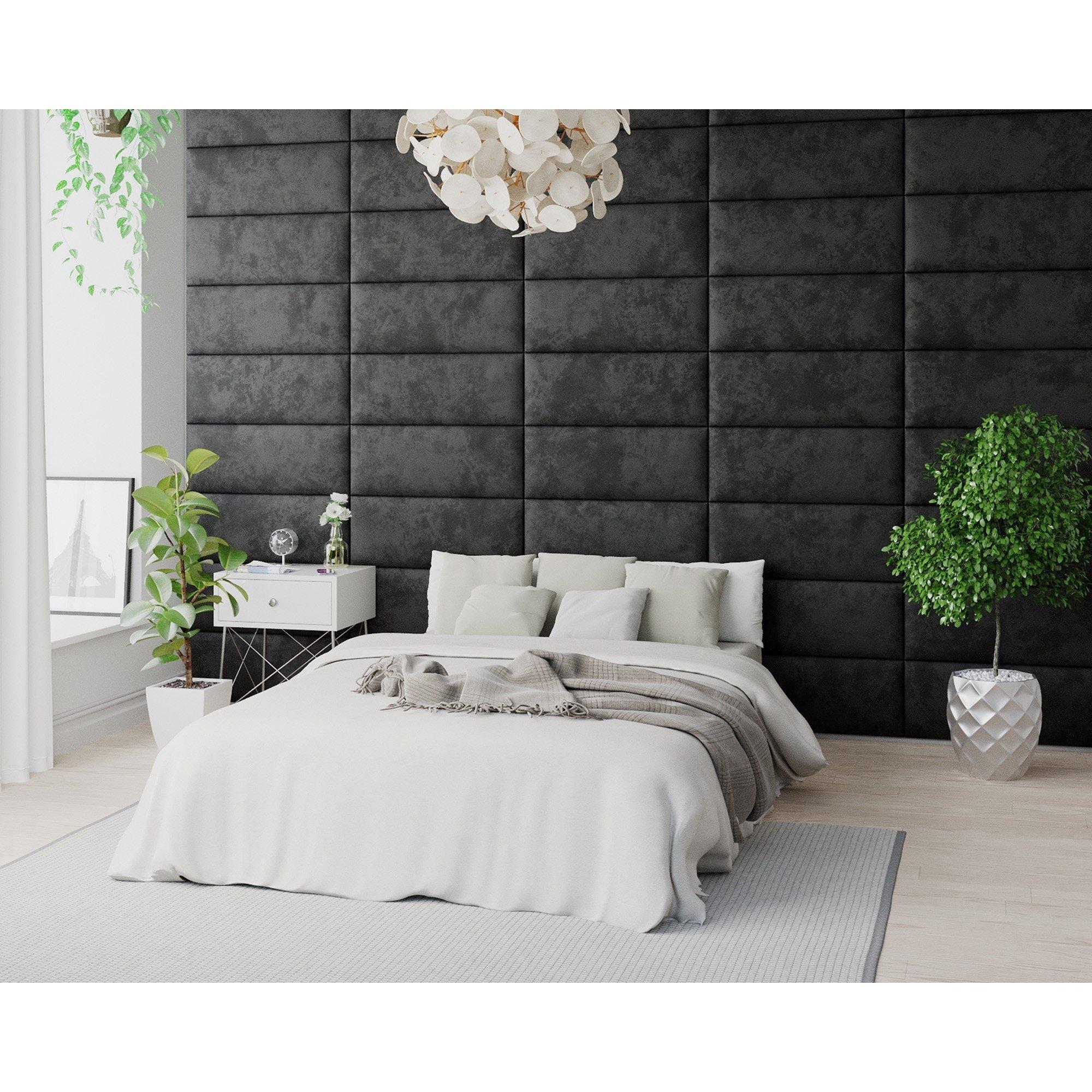 Black - Aspire - Aspire EasyMount Wall Mounted Upholstered Panels, - 3
