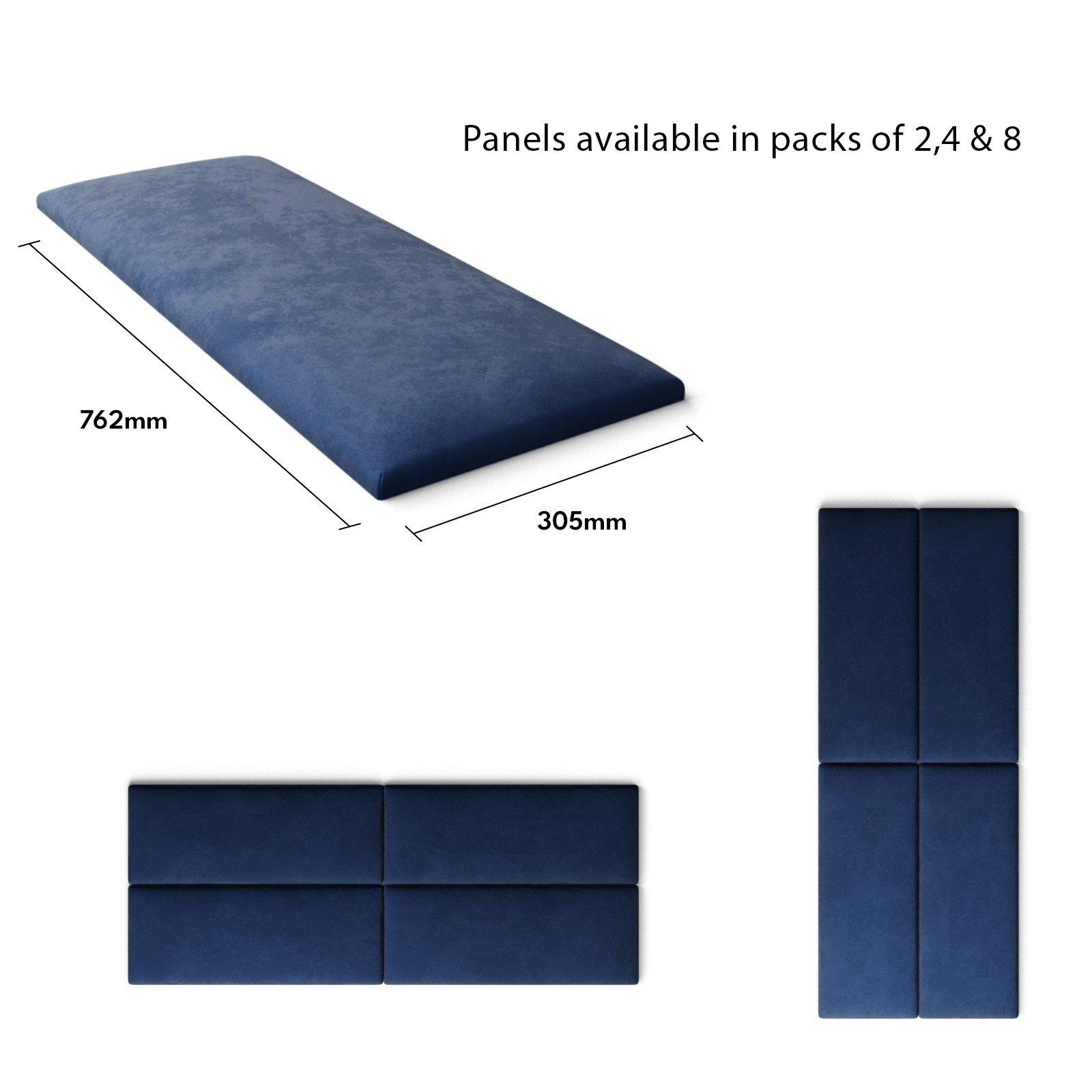 Navy - Aspire - Aspire EasyMount Wall Mounted Upholstered Panels, - 5