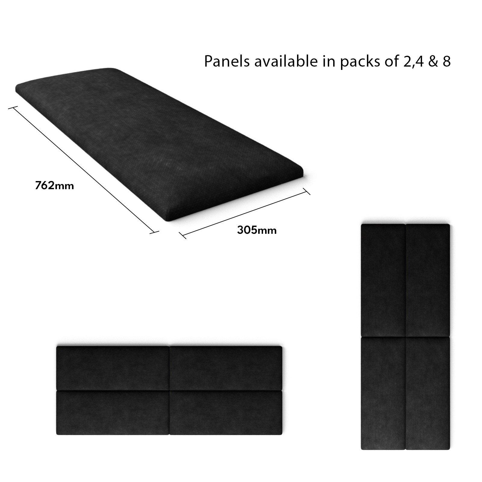 Charcoal - Aspire - Aspire EasyMount Wall Mounted Upholstered Panels, - 5