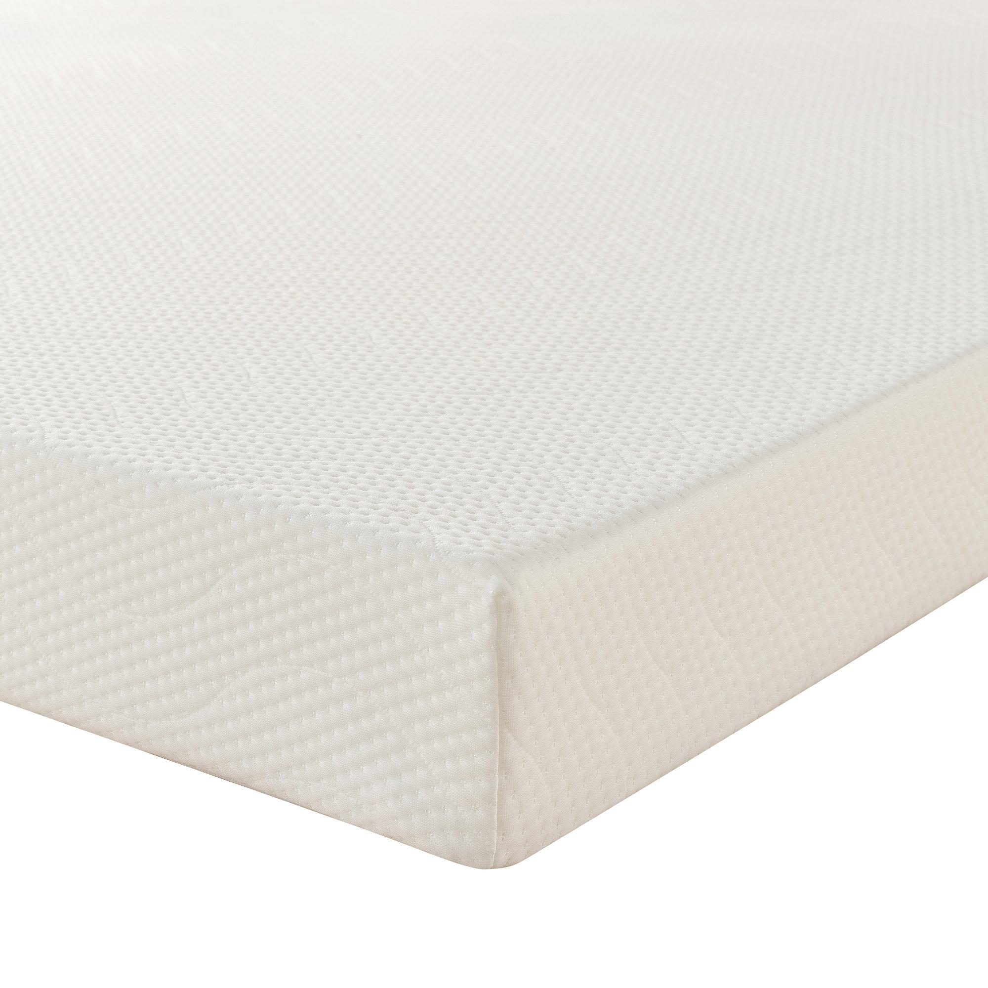 White - Aspire - 10cm Memory Foam Mattress - 5