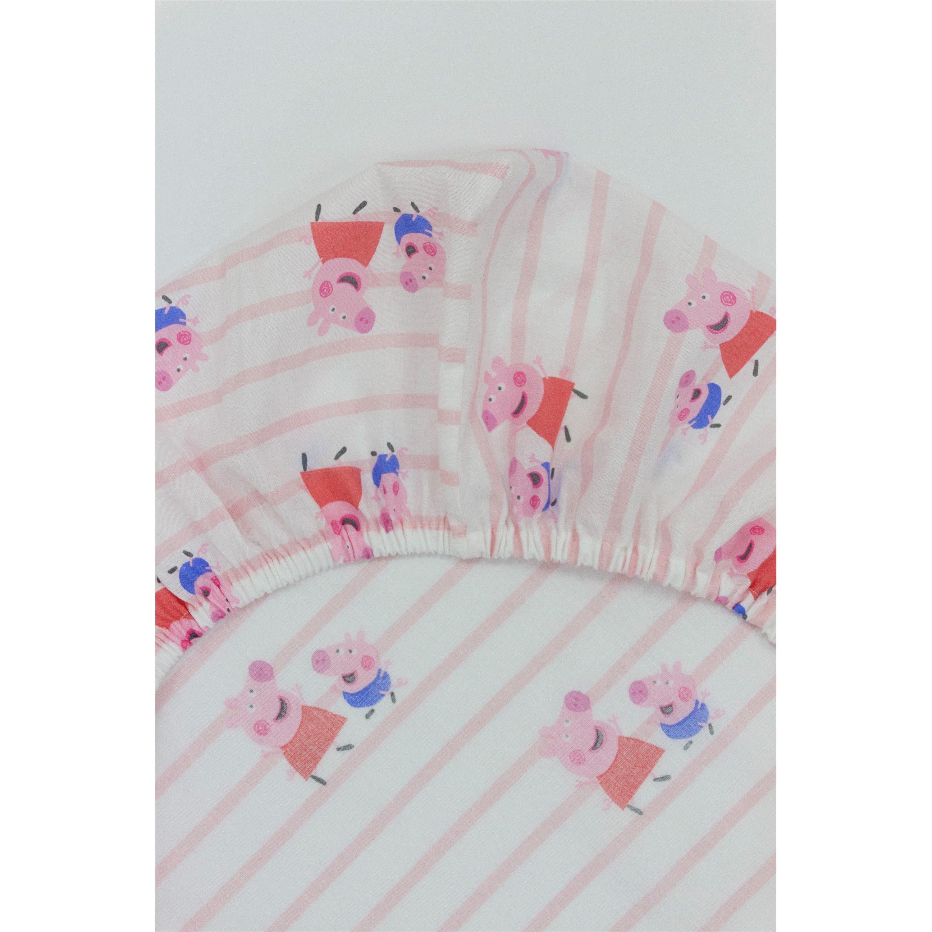 Multicolour - Peppa Pig - My First Fitted Sheet 2 Pack - 2