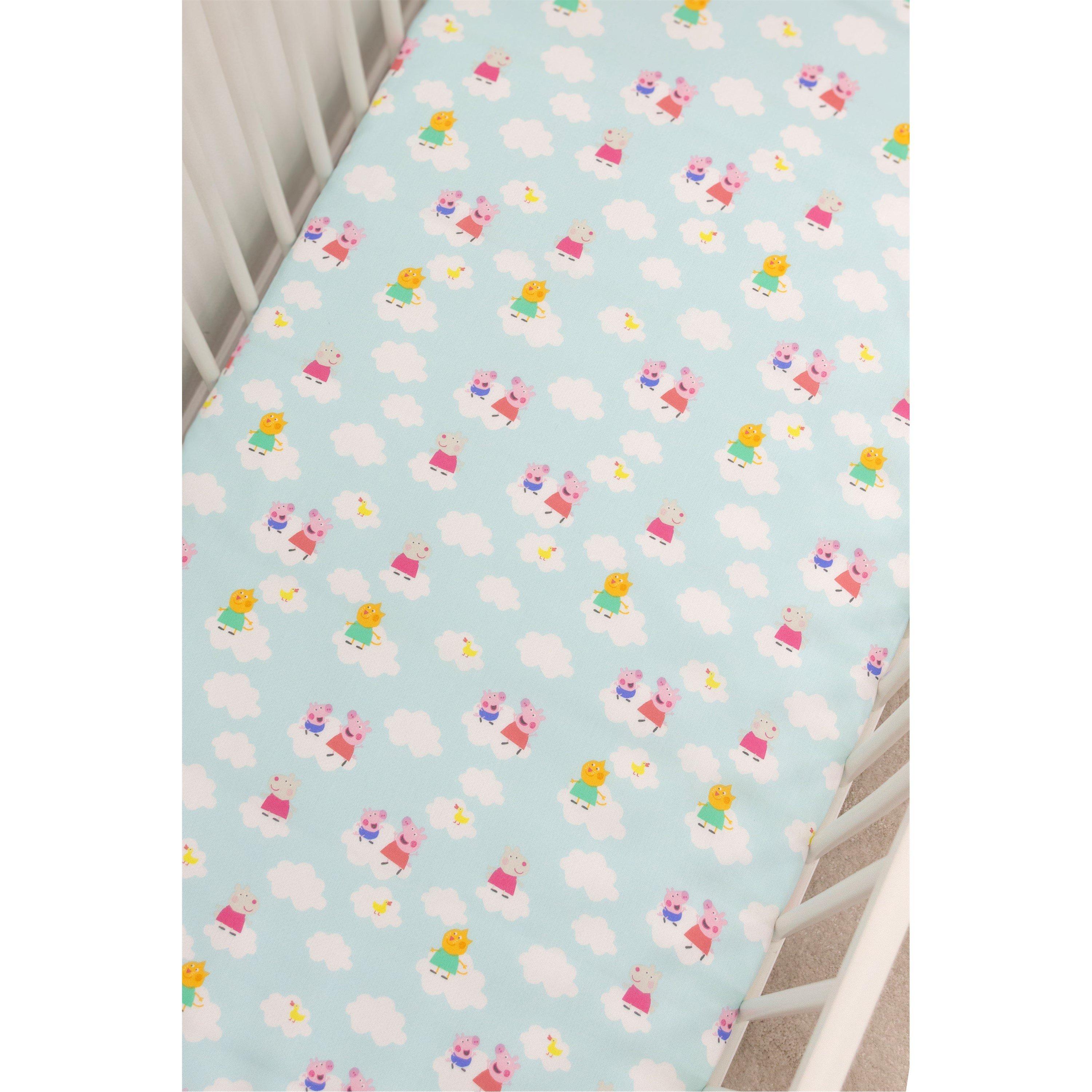 Multicolour - Peppa Pig - My First Fitted Sheet 2 Pack - 3