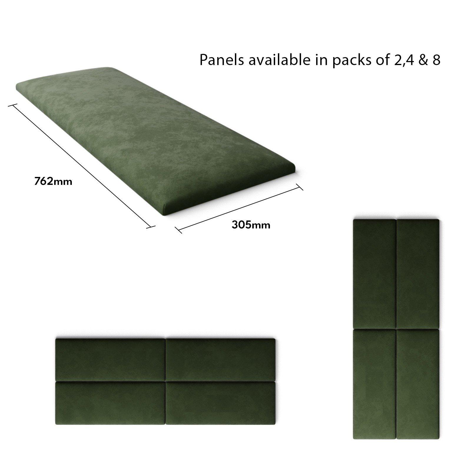 Forest Green - Aspire - Aspire EasyMount Wall Mounted Upholstered Panels, - 5