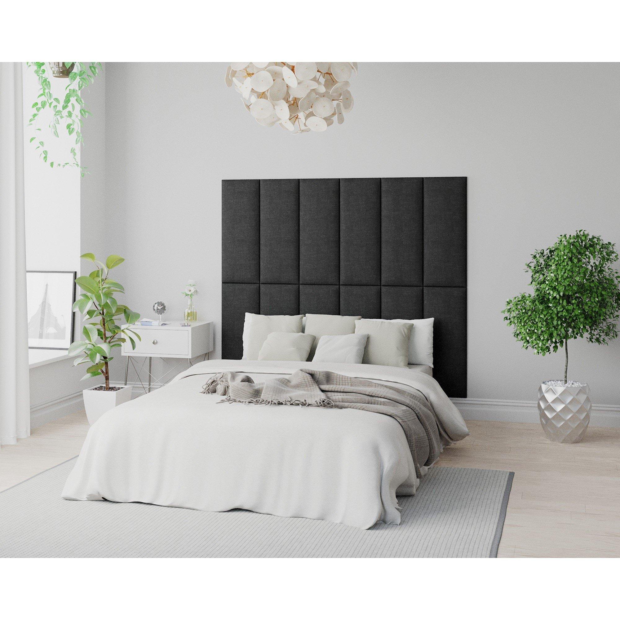 Ebony - Aspire - EasyMount Wall Mounted Upholstered Panels, - 1