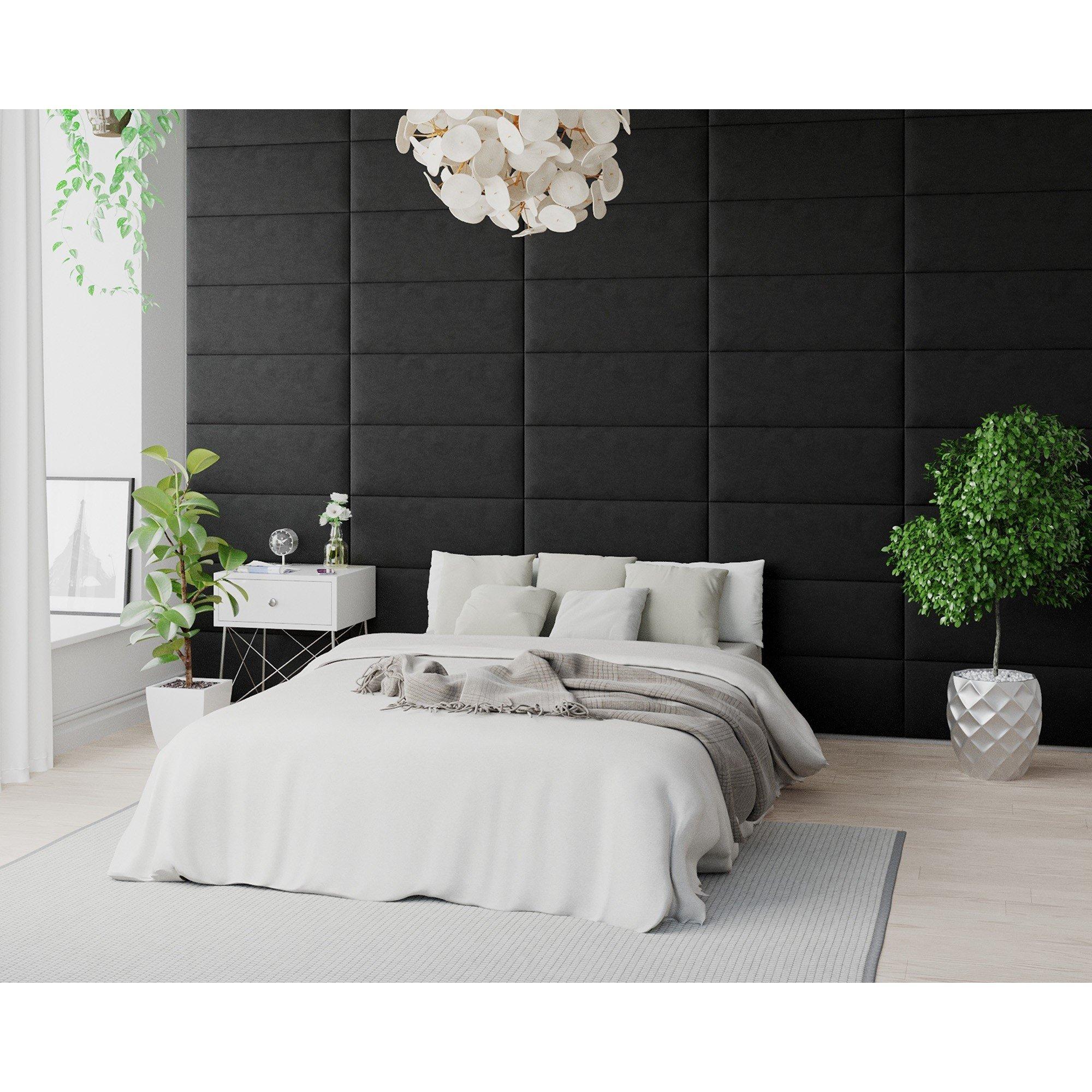 Ebony - Aspire - EasyMount Wall Mounted Upholstered Panels, - 1