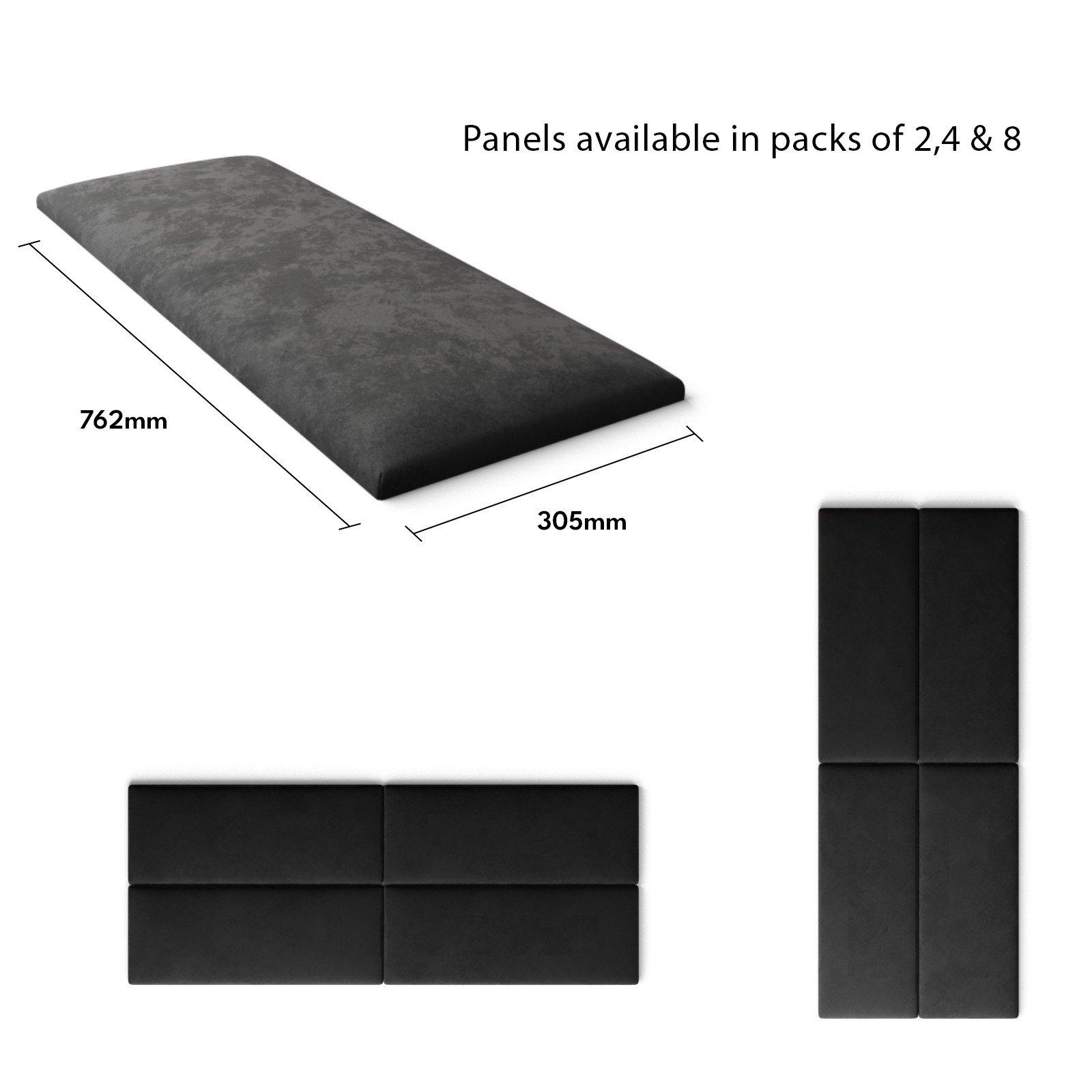 Ebony - Aspire - Aspire EasyMount Wall Mounted Upholstered Panels, - 5