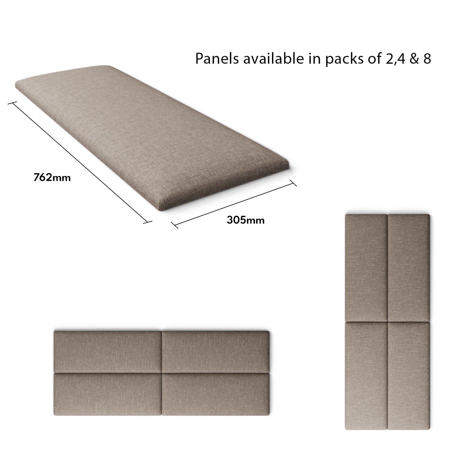 Natural - Aspire - Aspire EasyMount Wall Mounted Upholstered Panels, - 5