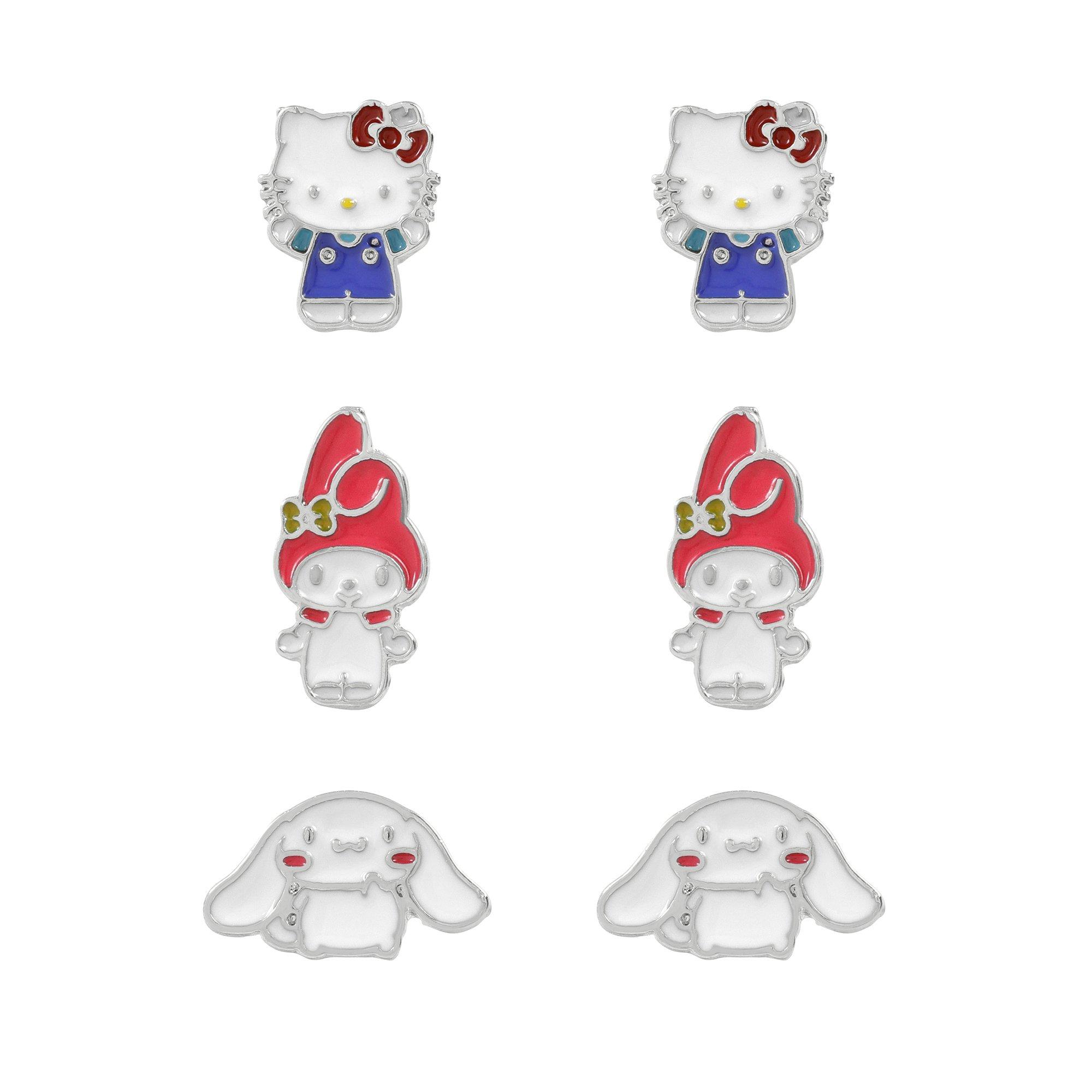 Hello Kitty Girls Kids'  Earrings - coloured