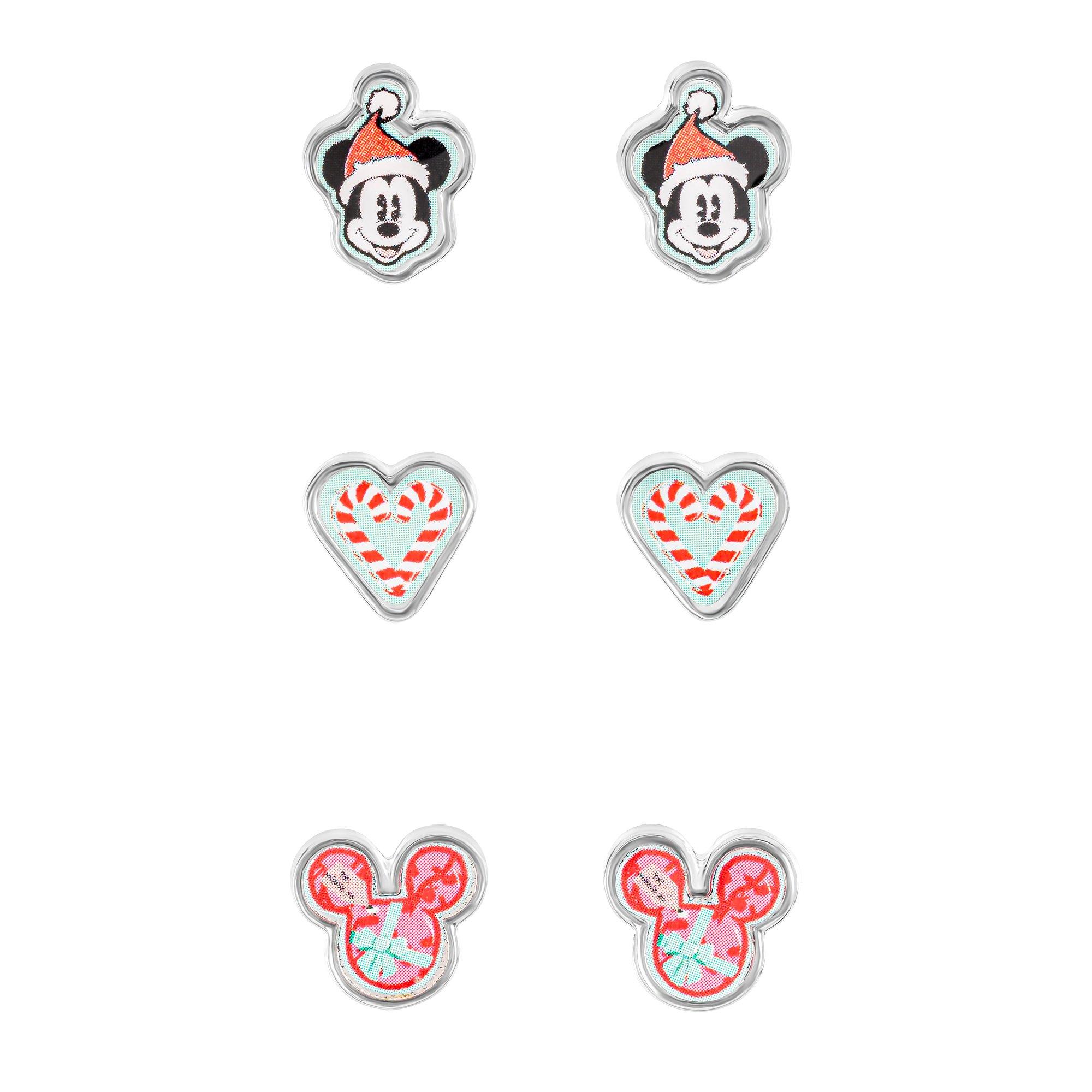 Silver - Mickey Mouse - Kids' Multi Earrings - 1