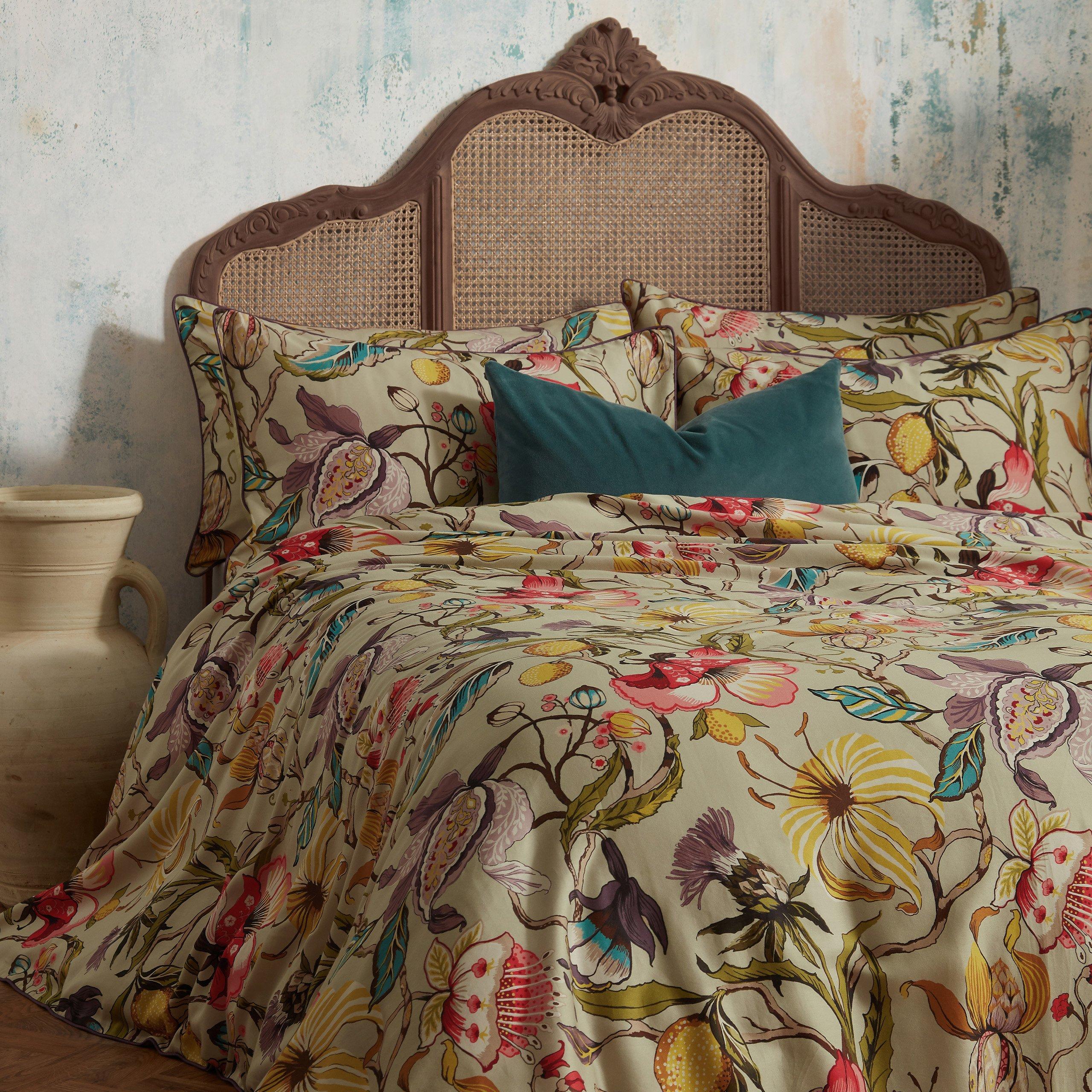 Chintz - EW by Edinburgh Weavers - Morton Floral Premium Cotton Sateen Duvet Set - 2