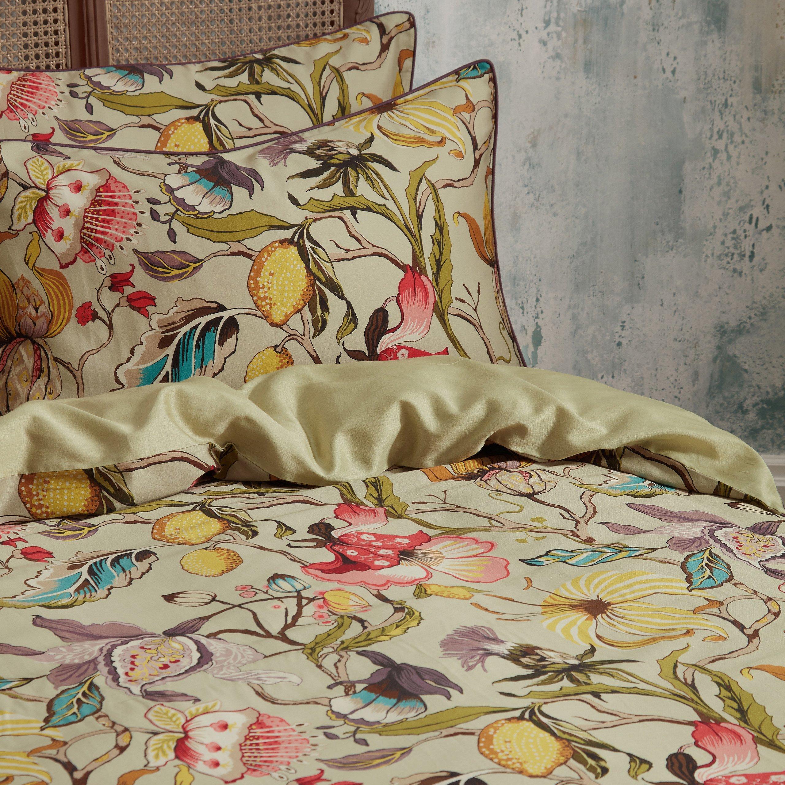 Chintz - EW by Edinburgh Weavers - Morton Floral Premium Cotton Sateen Duvet Set - 3