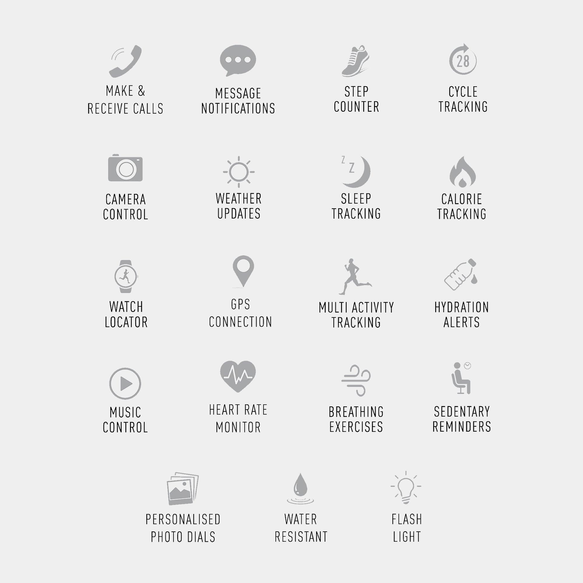 Pink - Reflex Active - Reflex Active Series 22 Pink Smart Calling Watch - 6