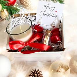 Aye Do Merry Christmas Gift Hamper - Earrings & Candle
