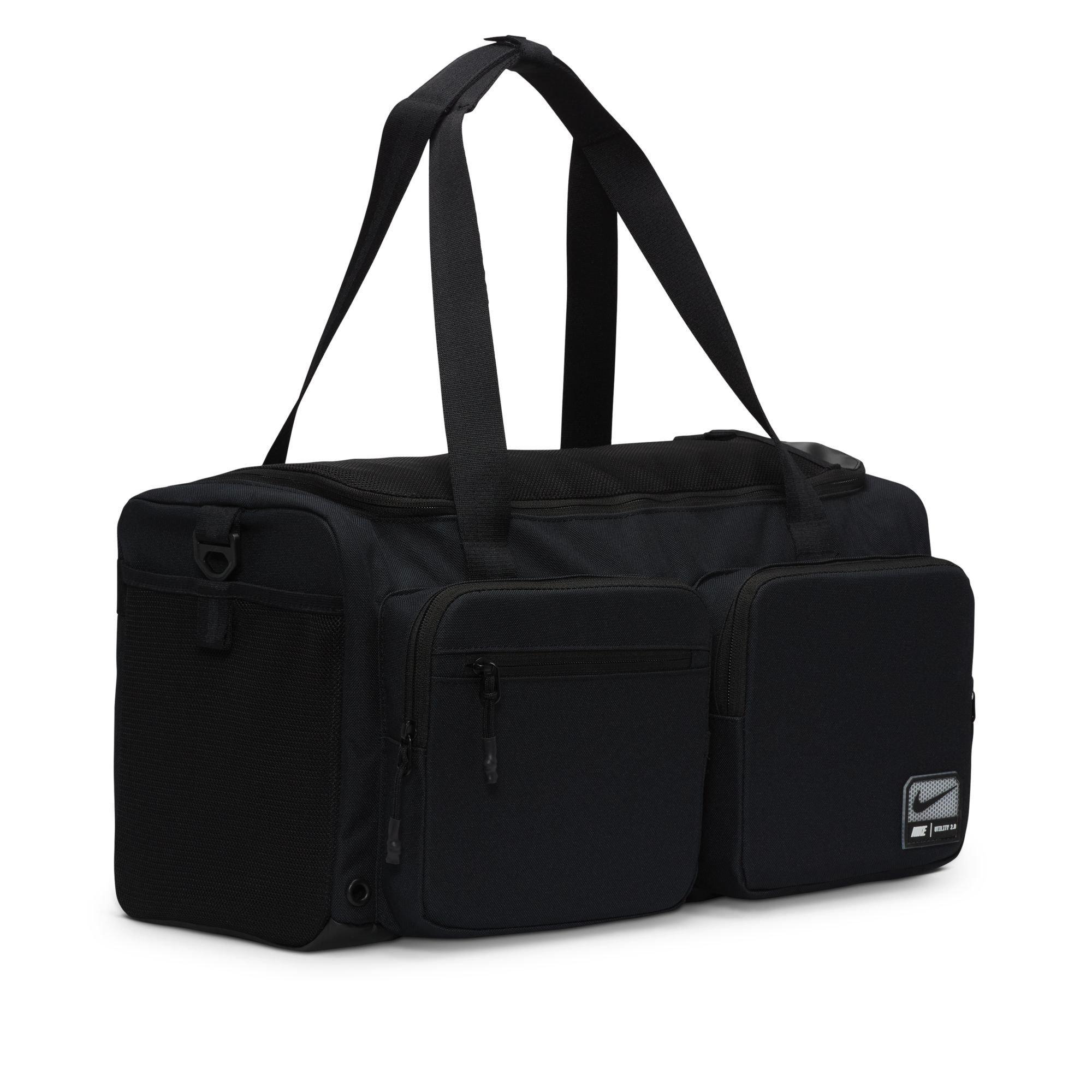 Black/Blk/White - Nike - Utility Power 2.0 Small Duffel Bag - 3