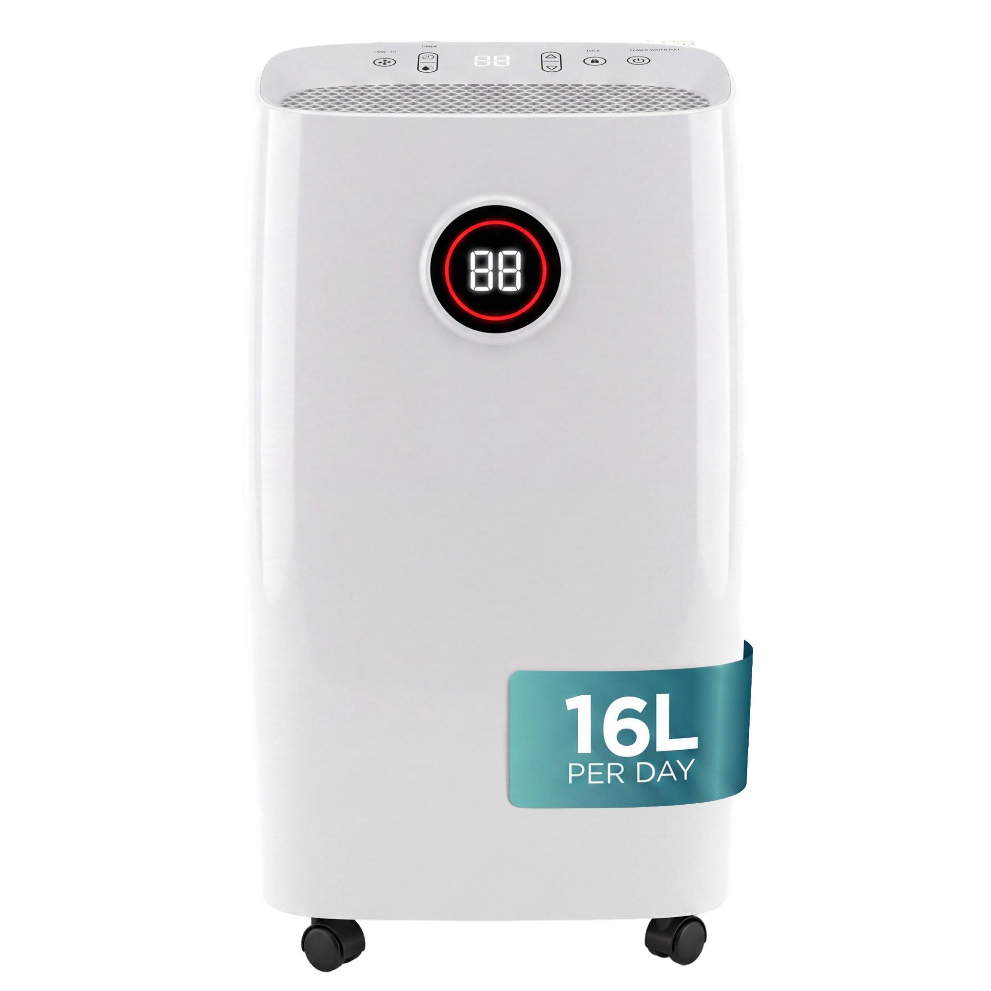White - DMD Collective - 16L Compressor Dehumidifier - 2