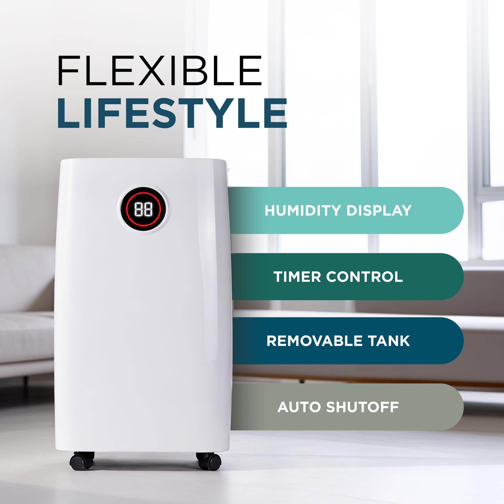 White - DMD Collective - 16L Compressor Dehumidifier - 7