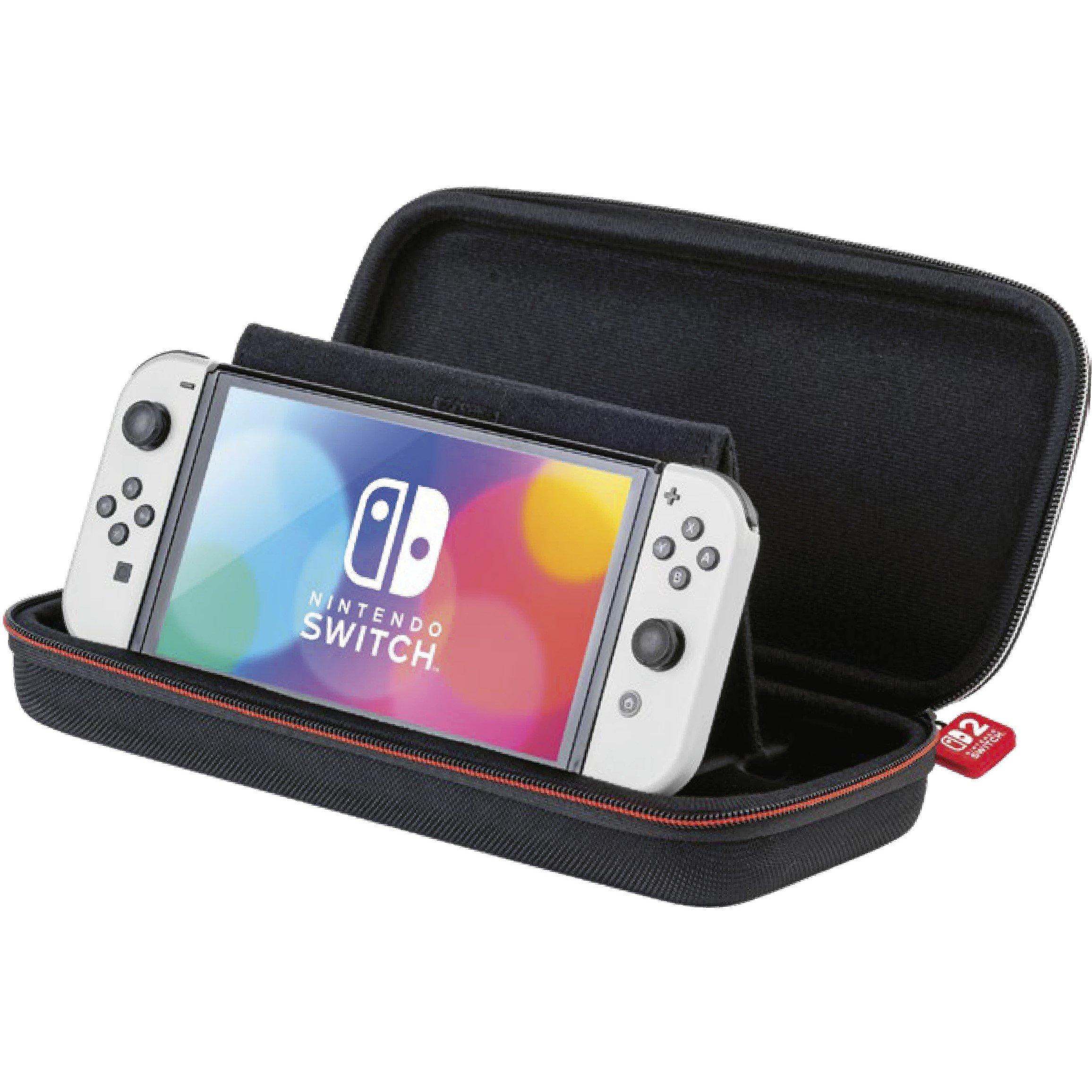 Black - Nacon - Deluxe Travel Carrying Case for Nintendo Switch 2 - 4