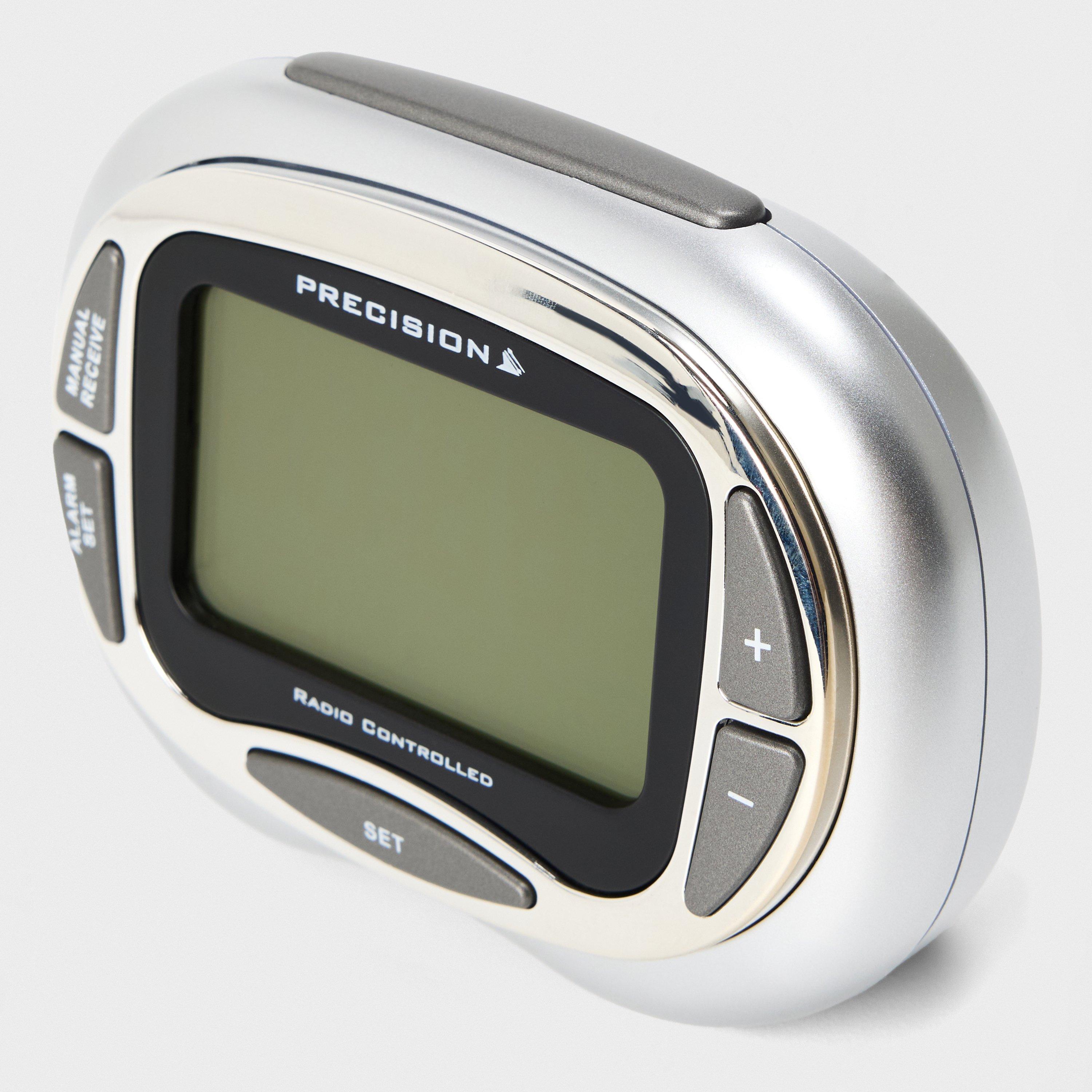 Silver - Precision - Digital Display Smart Alarm Clock and Radio - 2