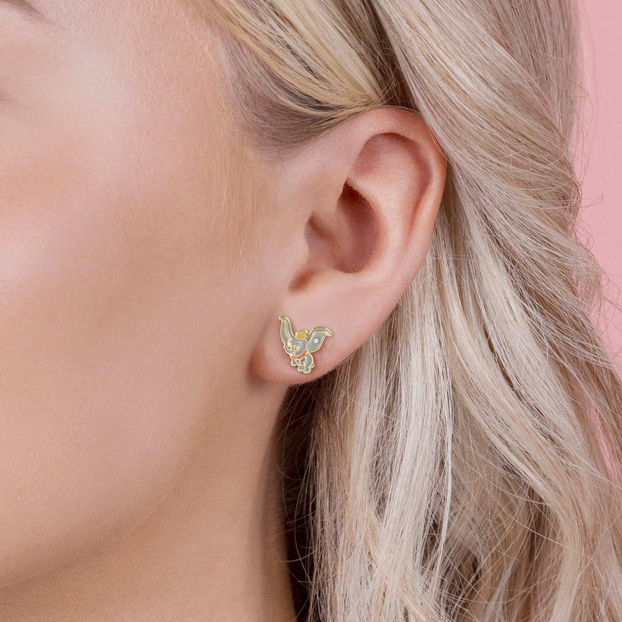 Gold - Disney Dumbo - Stud Earrings - 2