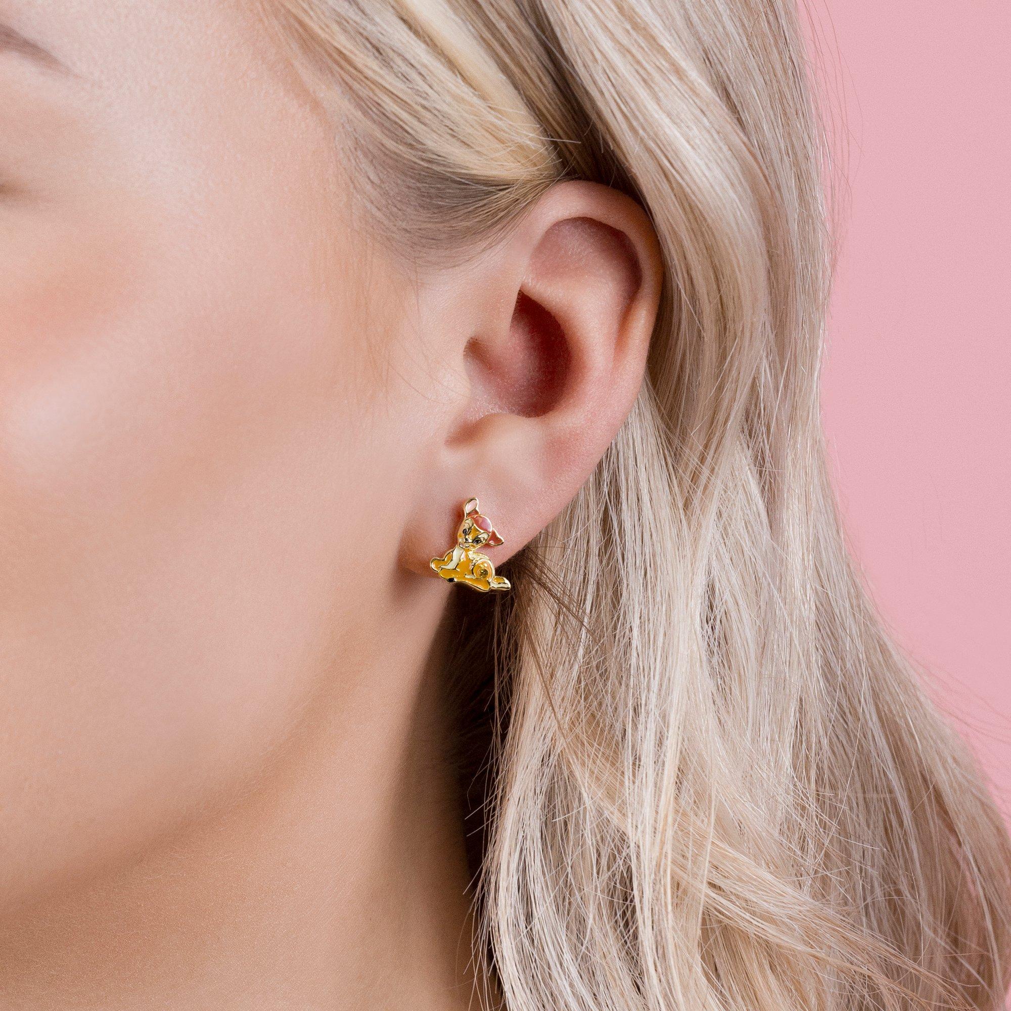 Gold - Disney - Bambi Stud Earring - 2