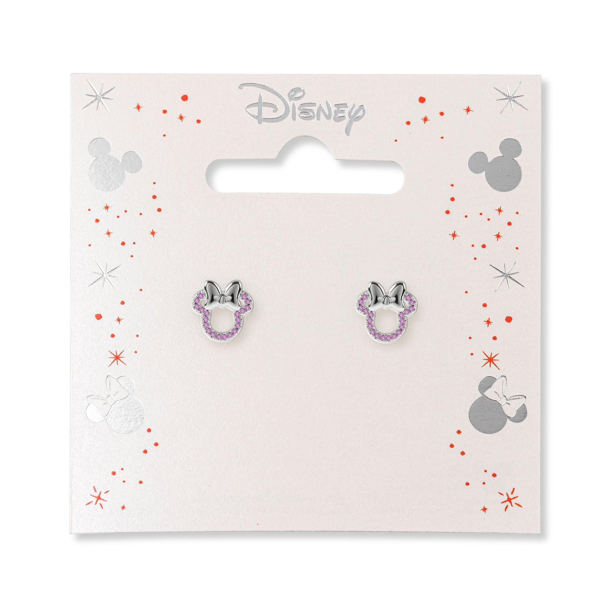 Pink - Minnie Mouse - Stud Earrings - 3