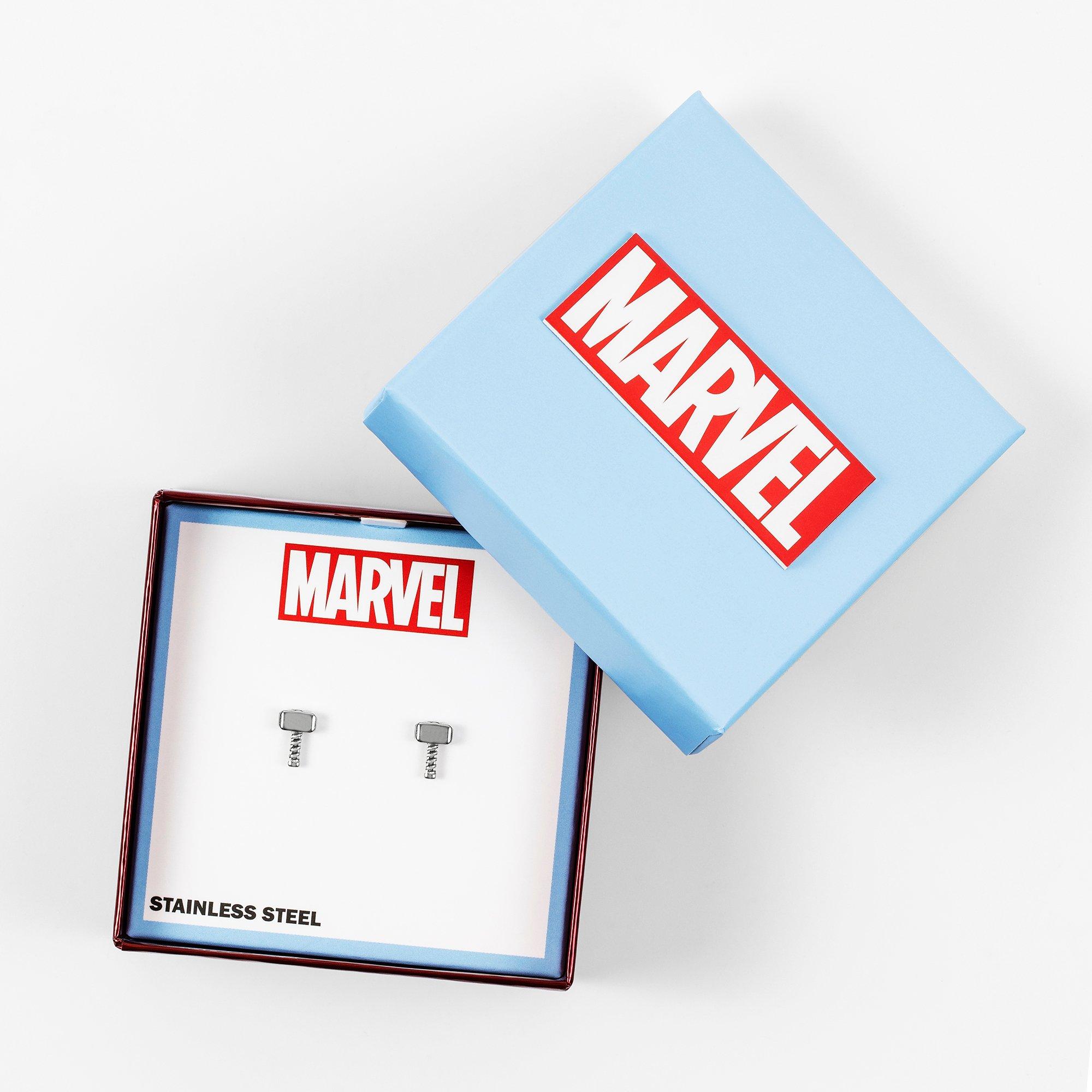 Silver - Thor - Stud Earrings - 4