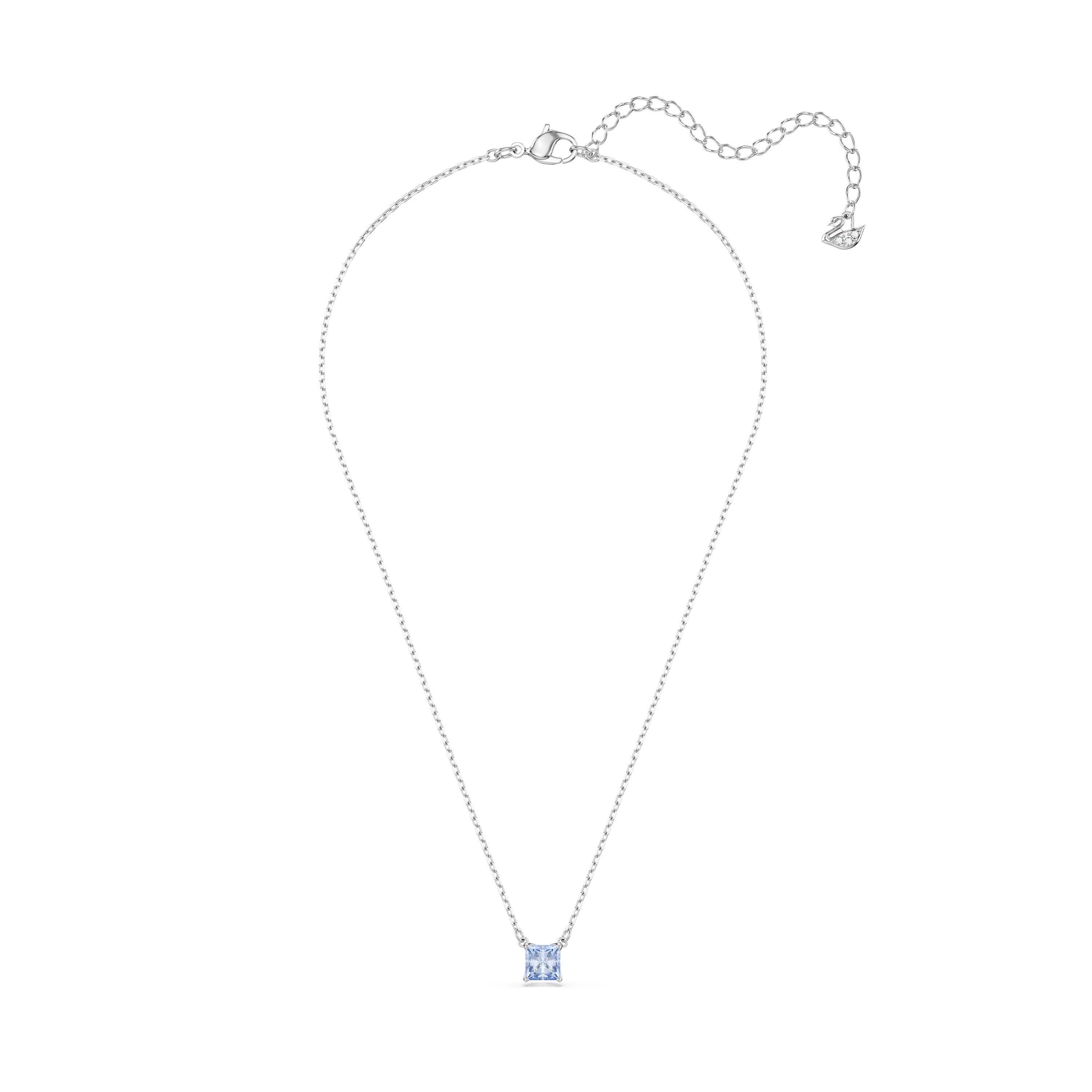Blue / RHS - Swarovski - Women's Matrix Pendant - 2