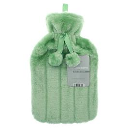 Country Club Hot Water Bottle with Luxury Faux Fur Cover