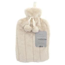 Country Club Hot Water Bottle with Luxury Faux Fur Cover
