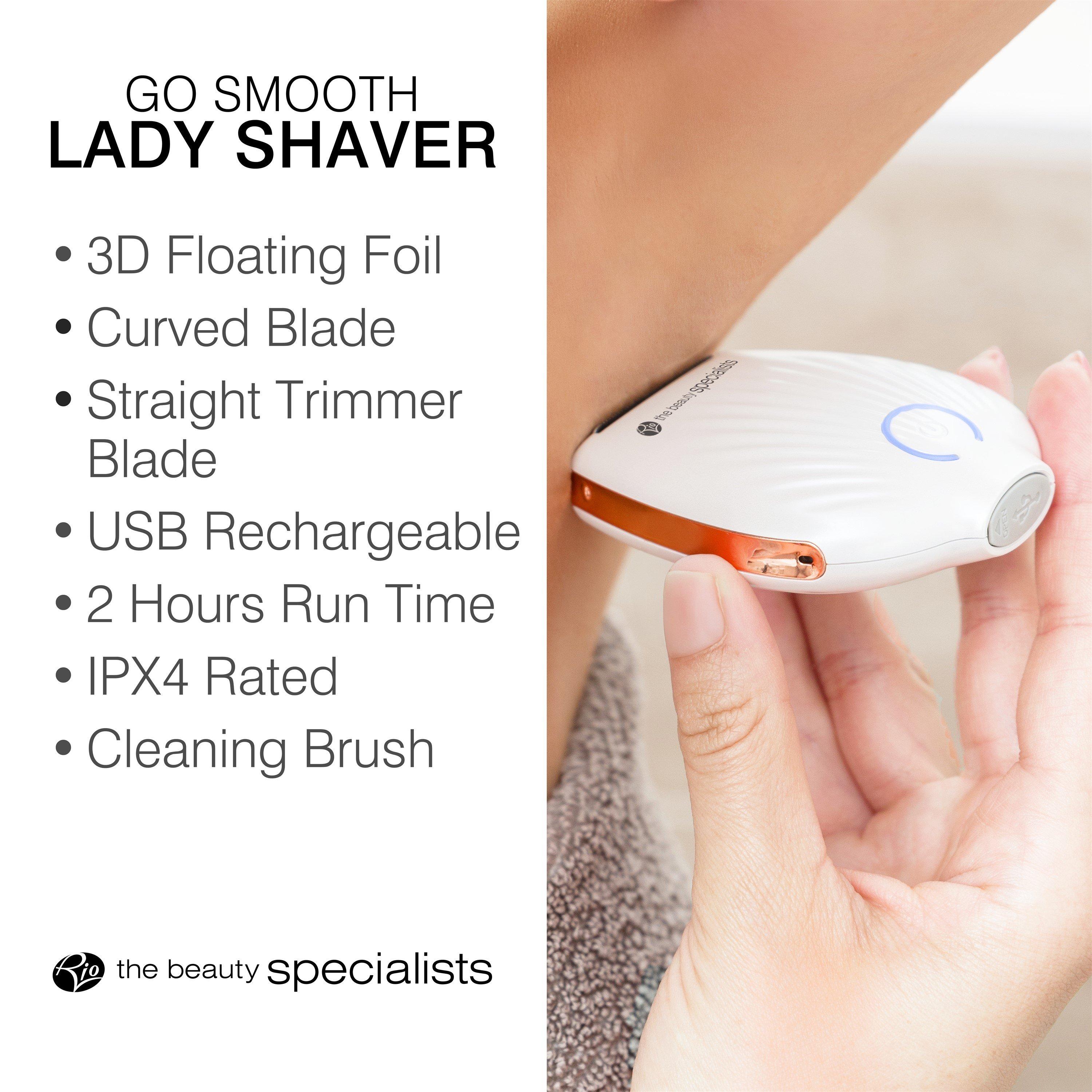 White - Rio - Rio Go Smooth Lady Shaver - 6