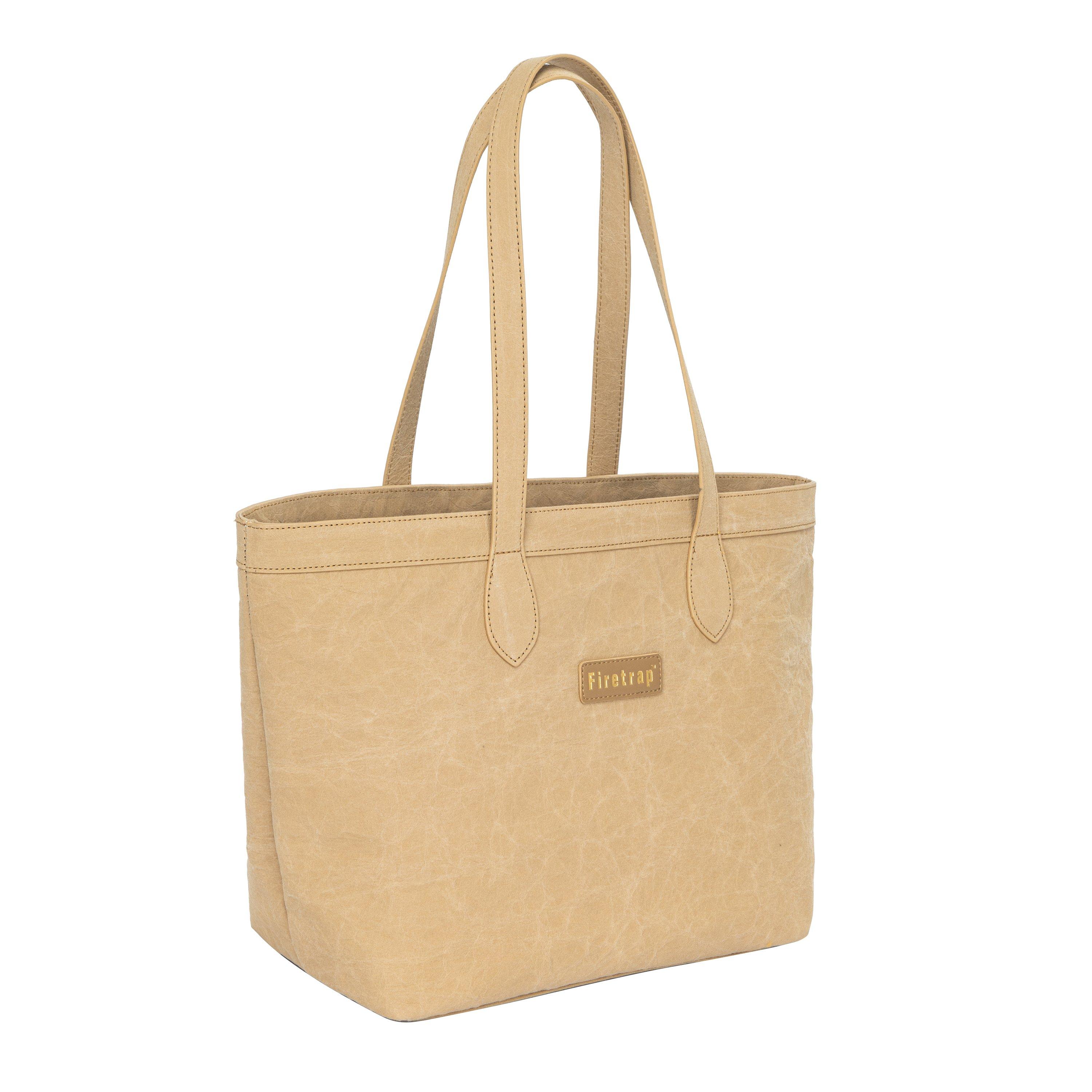 Beige - Firetrap - Kraft Tote bag - 3