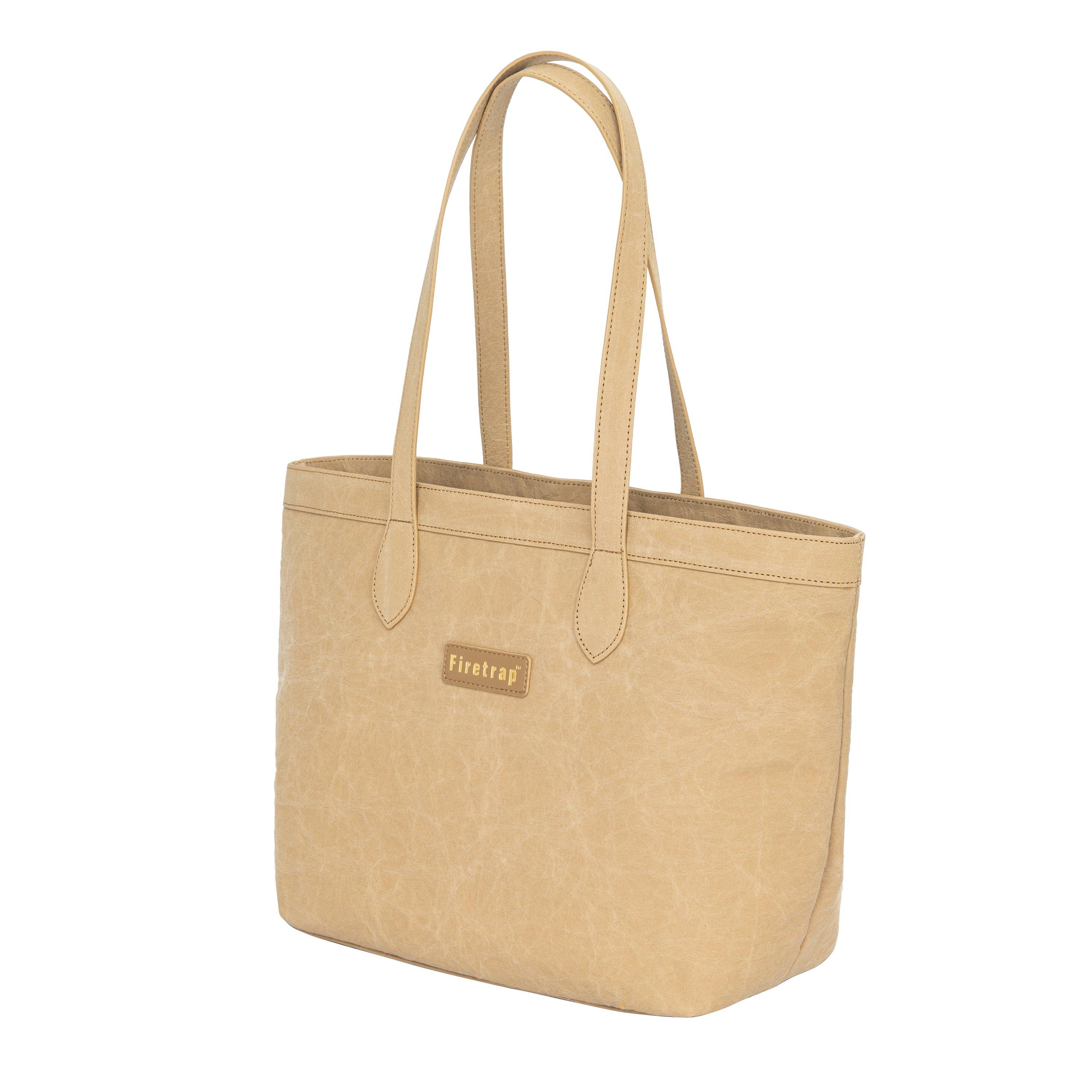 Beige - Firetrap - Kraft Tote bag - 4