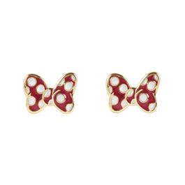 Minnie Mouse Mini Bow Stud Earrings