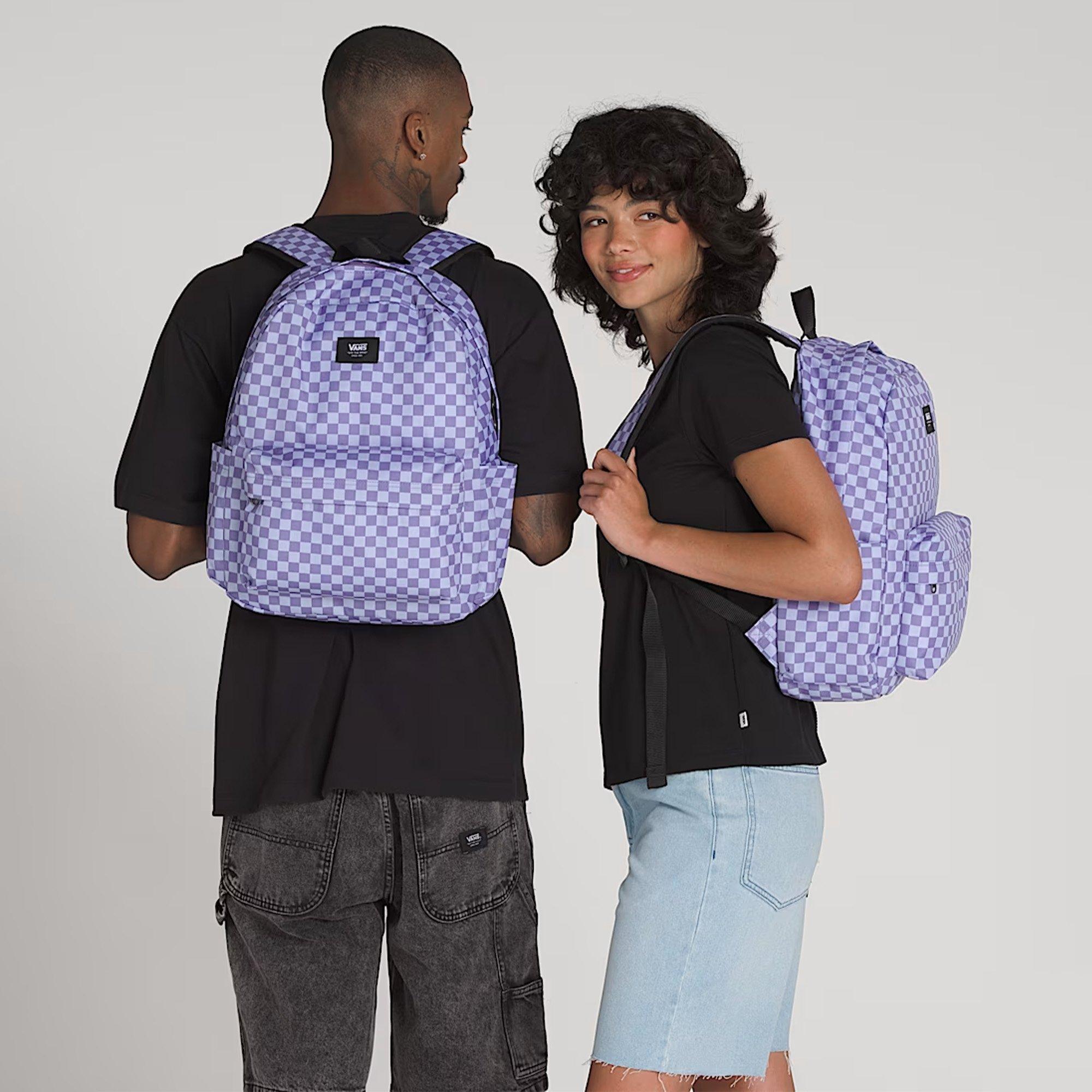 PURPLE HAZE - Vans - Old Skool Checkerboard Backpack - 7