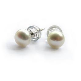 Aye Do Pale Ivory Pearl Stud Earrings 6028-NP-STDprl