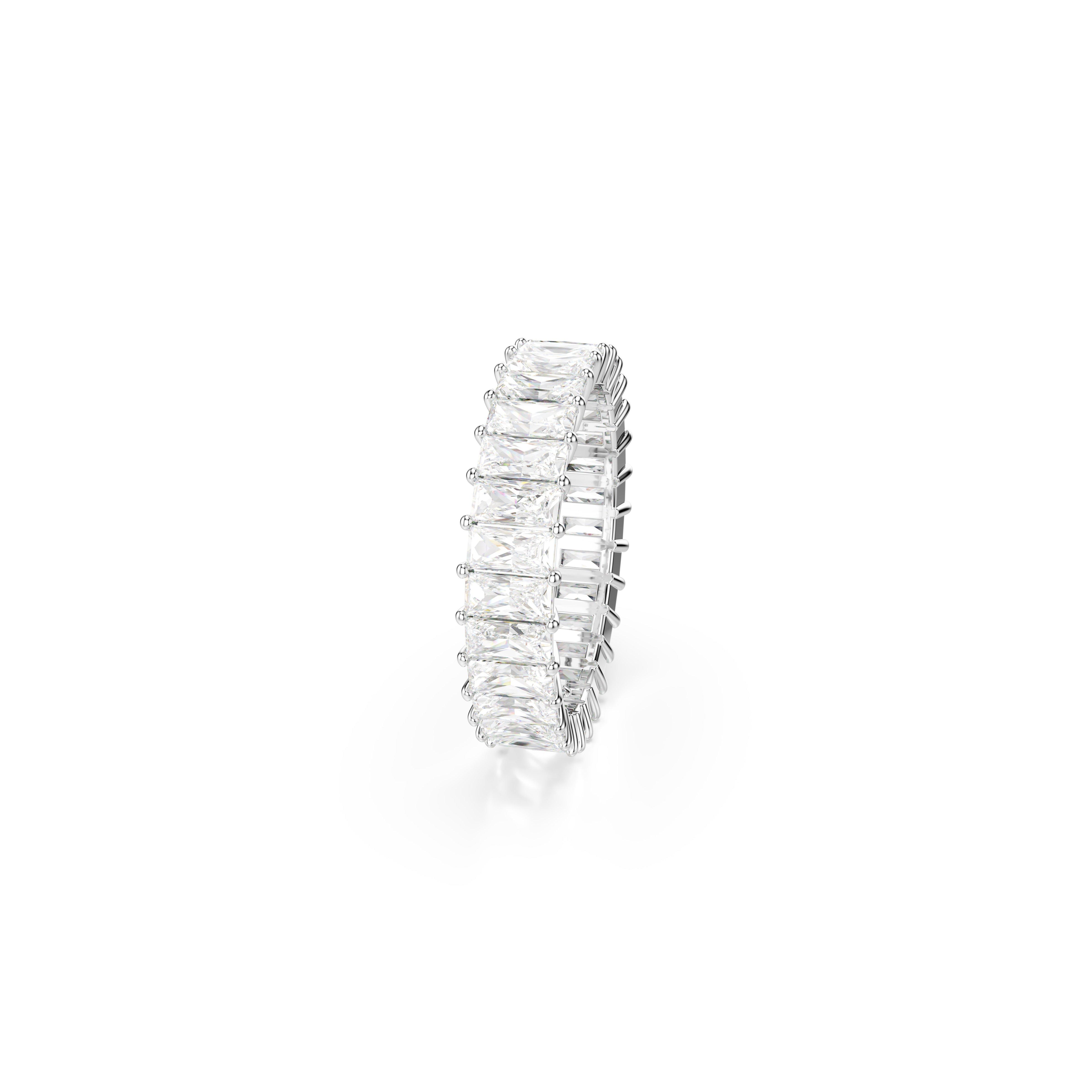 Crystal - Swarovski - Women's Matrix Band Ring - 5