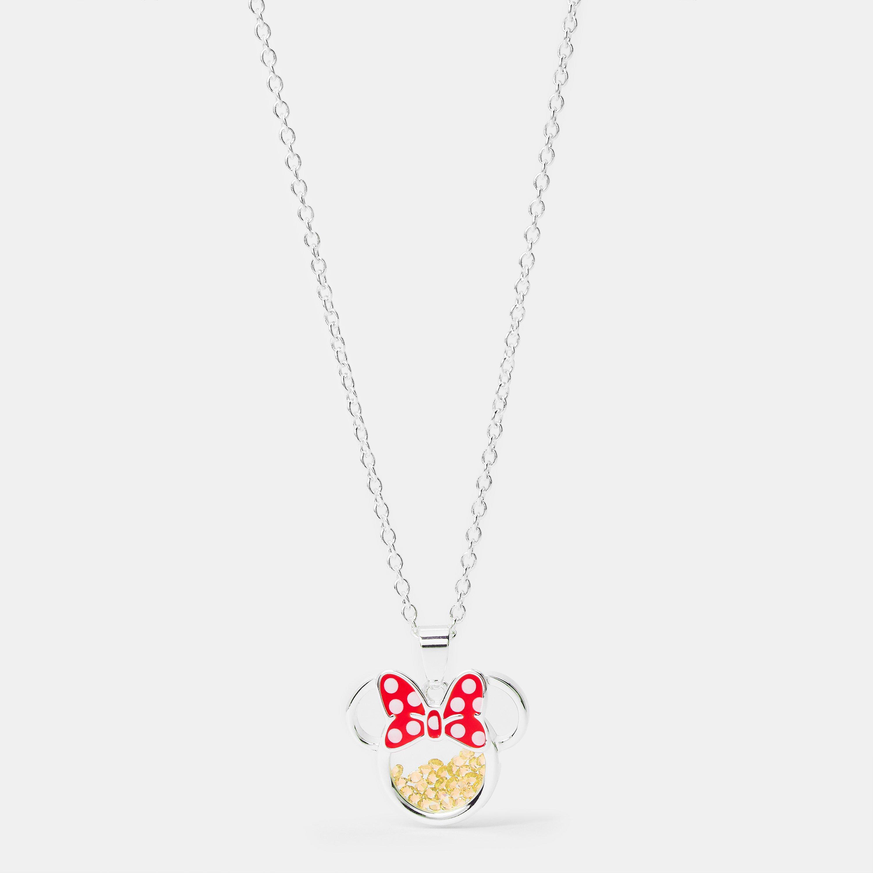 Silver - Minnie Mouse - Mini Hoop Earrings - 2