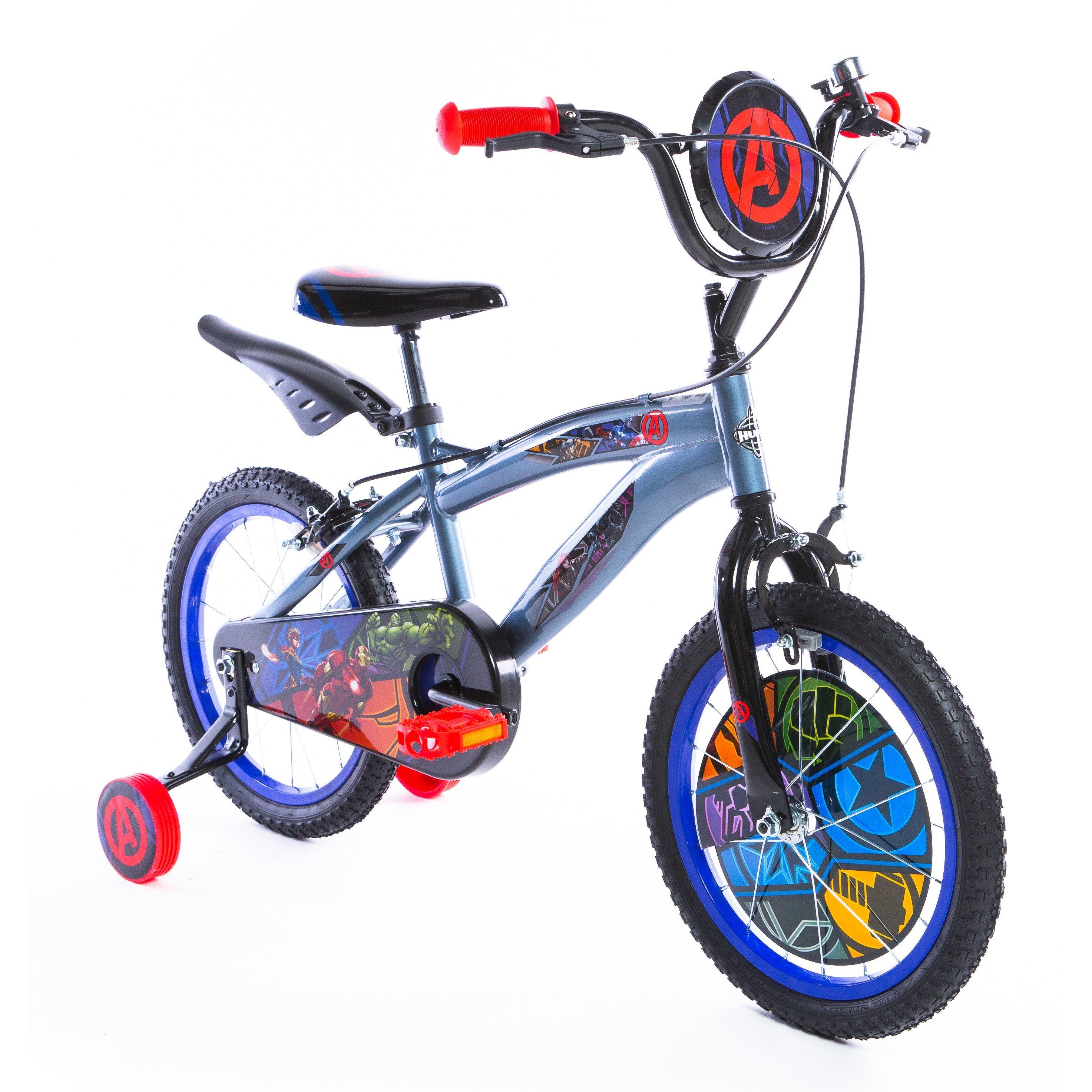 Grey - Huffy - Huffy Avengers Kids 16 Inch Kids Bike Featuring Hu - 1
