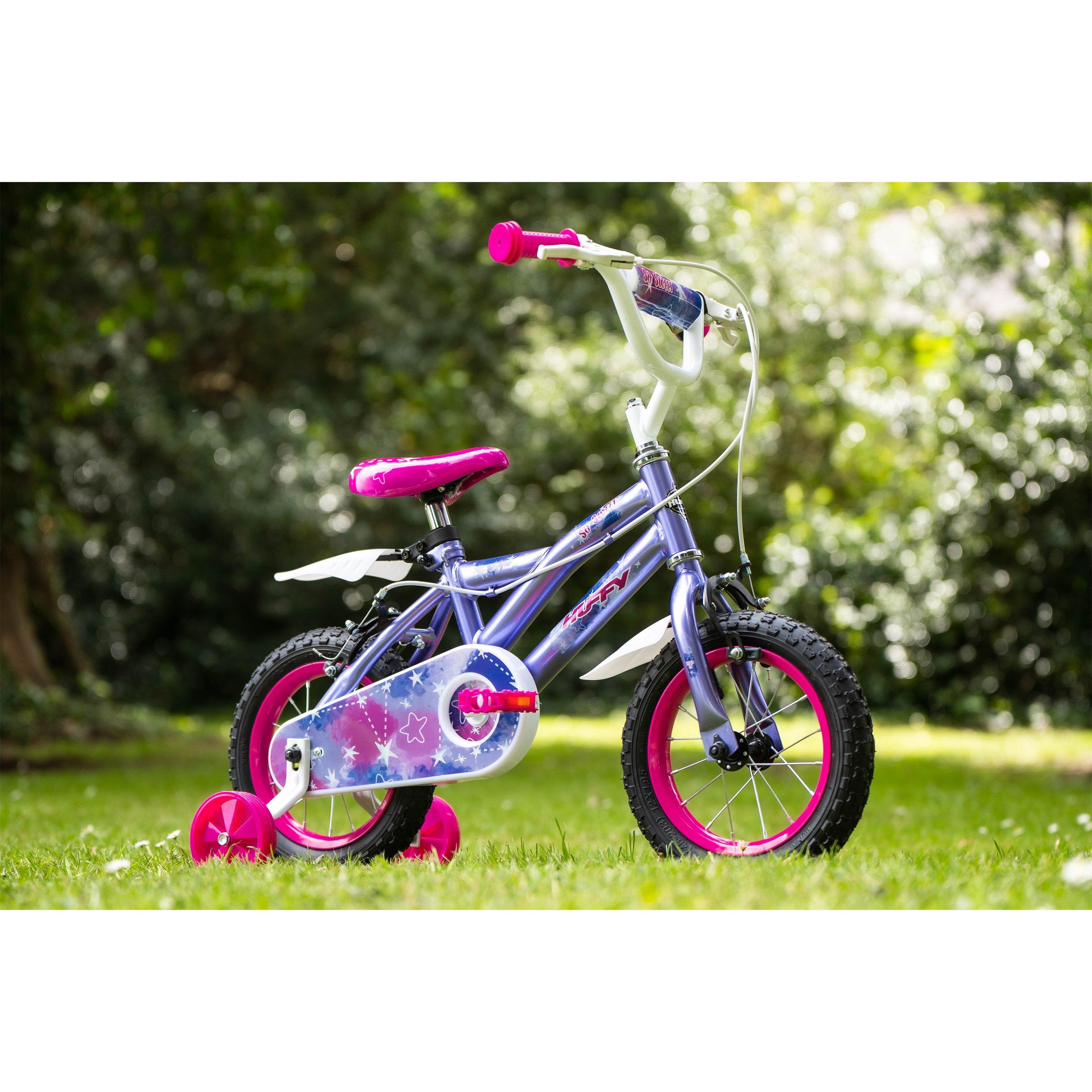 Purple - Huffy - So Sweet 12 Inch Purple Girls Bike For Kids - 3