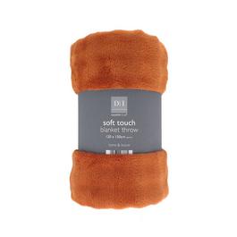 Country Club Aurora Soft Touch Flannel Blanket Throw 120x150cm