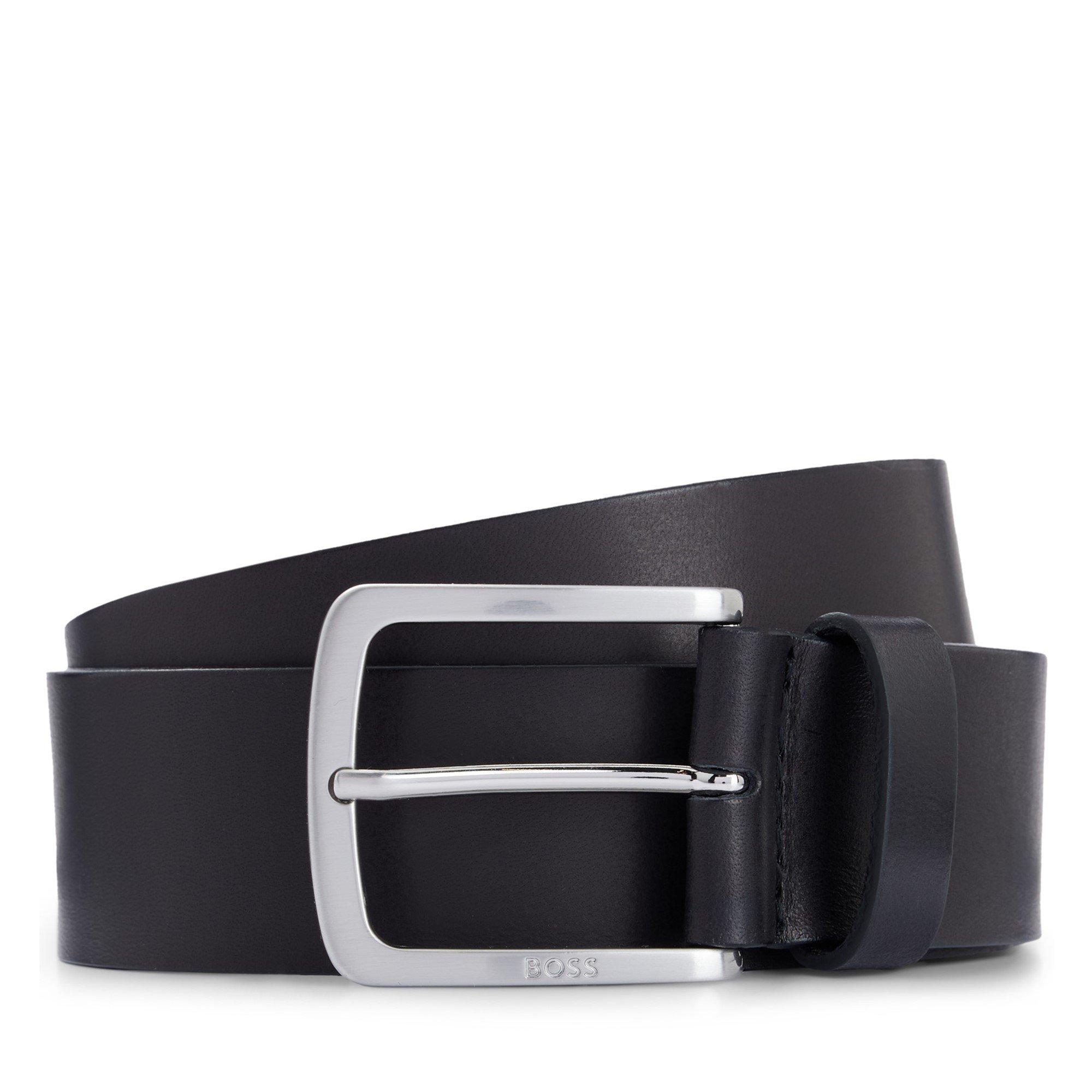 Black - Boss - Men's Jor V Leather Belt - 1
