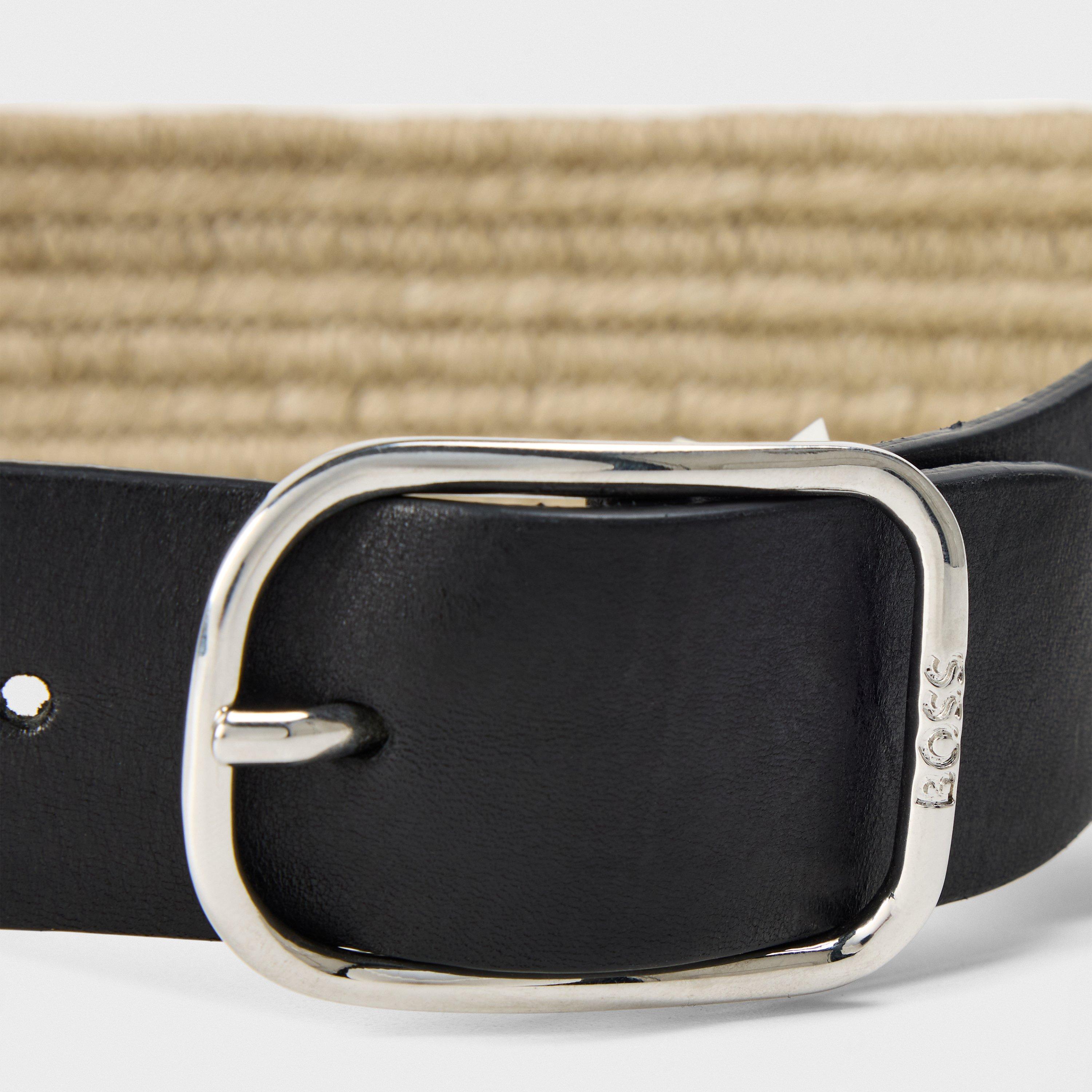 Medium Beige - Boss - Women's Clea El Leather Belt - 3