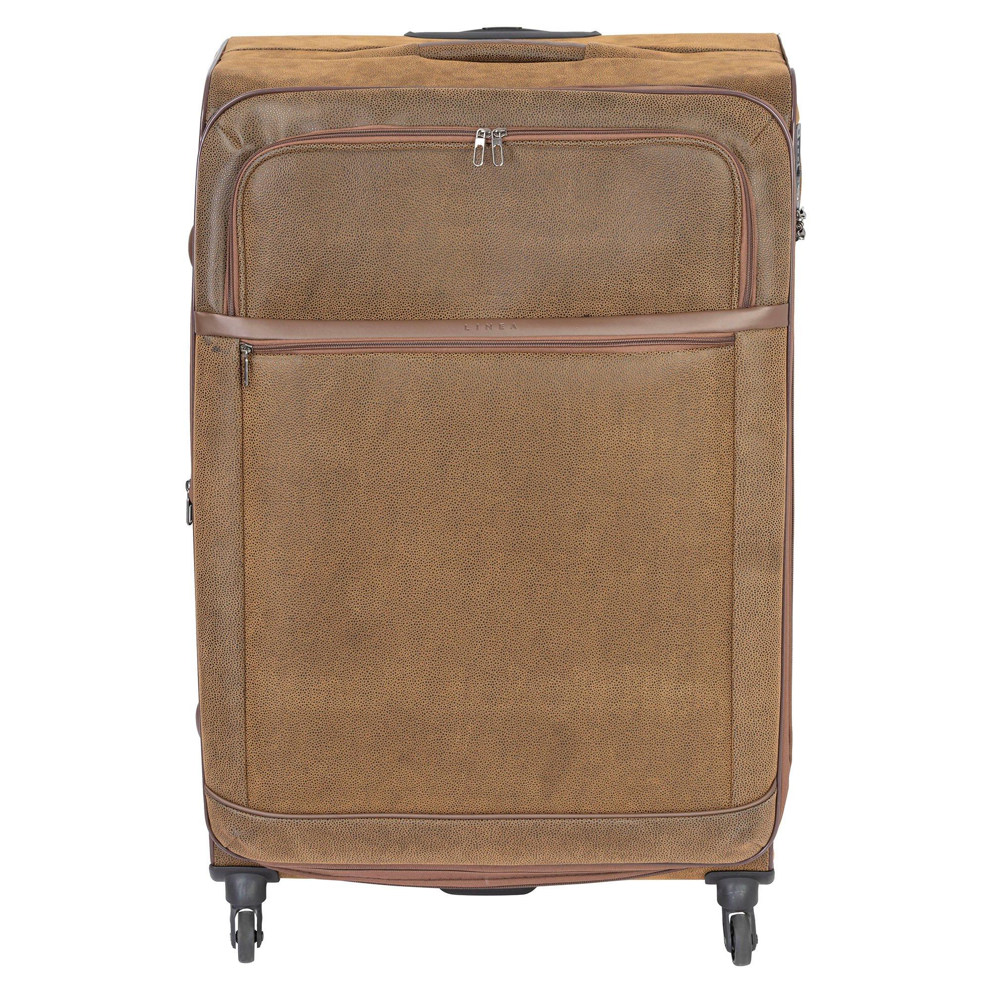 Linea  Rome Suitcase - Brown - 22in/55cm