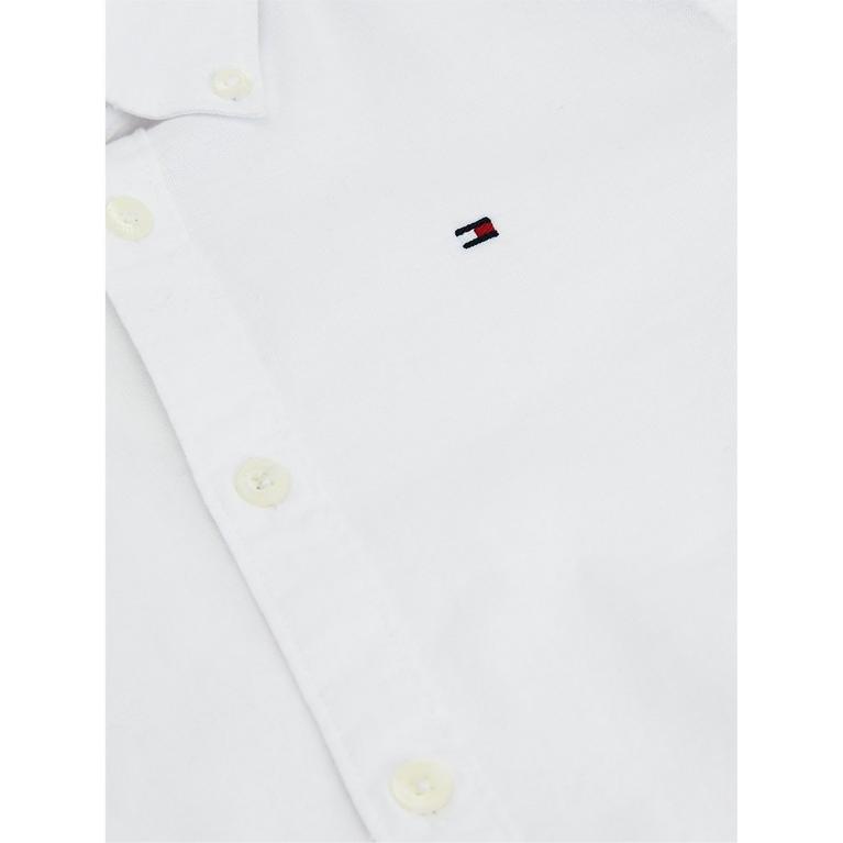 Blanc YBR - Tommy Hilfiger - Boy's Oxford Long Sleeve Shirt - 2