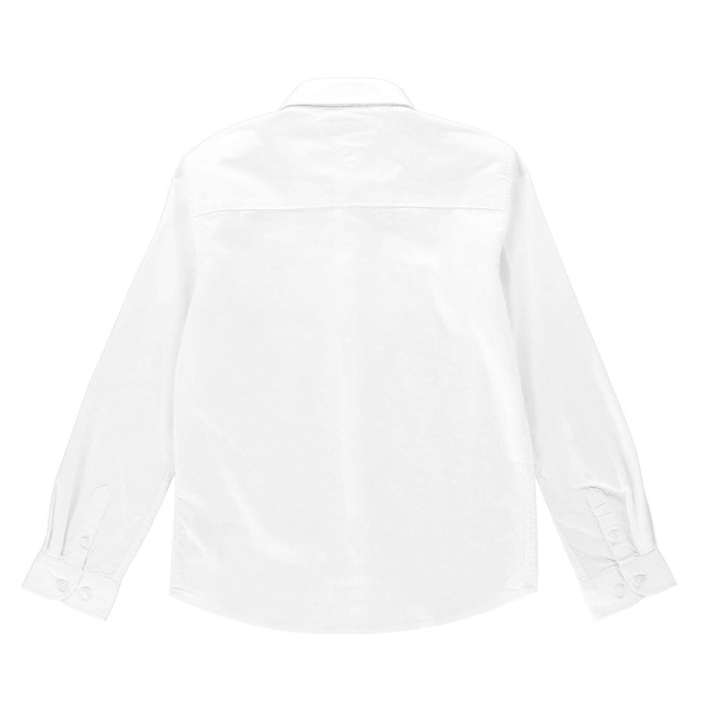 White YBR - Tommy Hilfiger - Boy's Oxford Long Sleeve Shirt - 3