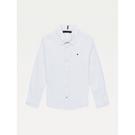 Blanc YBR - Tommy Hilfiger - Boy's Oxford Long Sleeve Shirt - 3